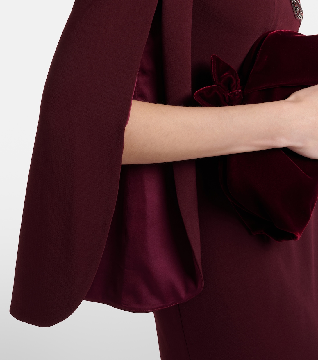 Love beaded crêpe midi dress | Jenny Packham