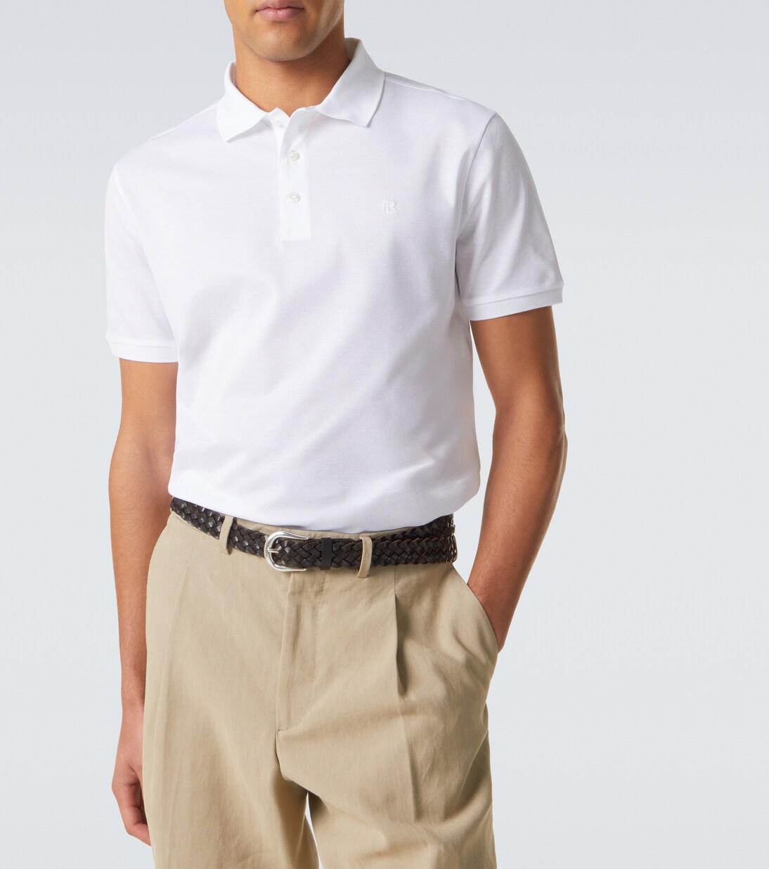 Cotton piqué polo shirt | Ralph Lauren Purple Label