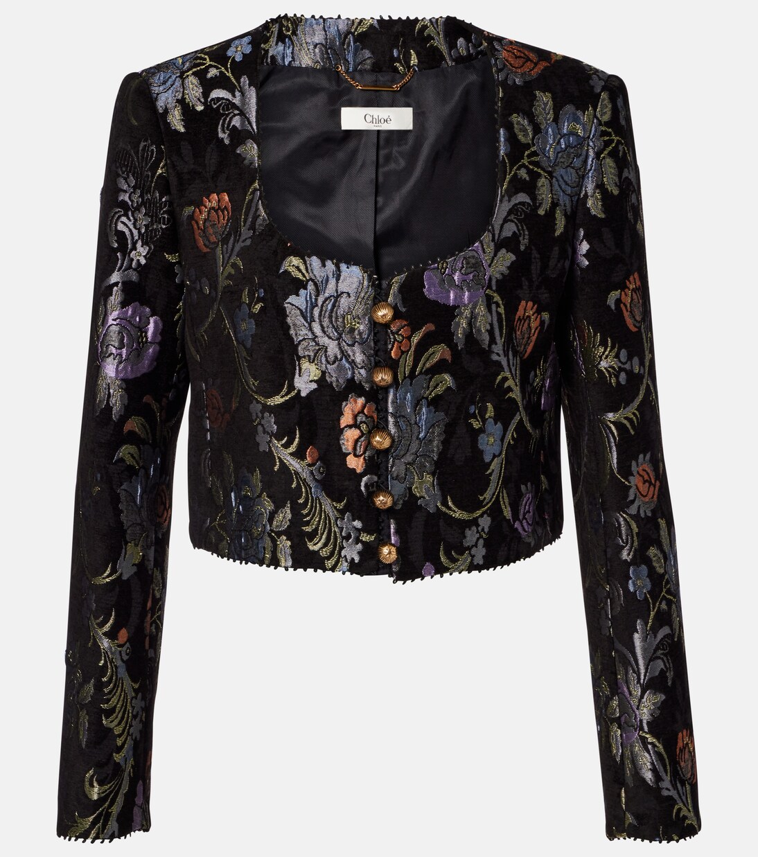 Cropped embroidered jacket | Chloé