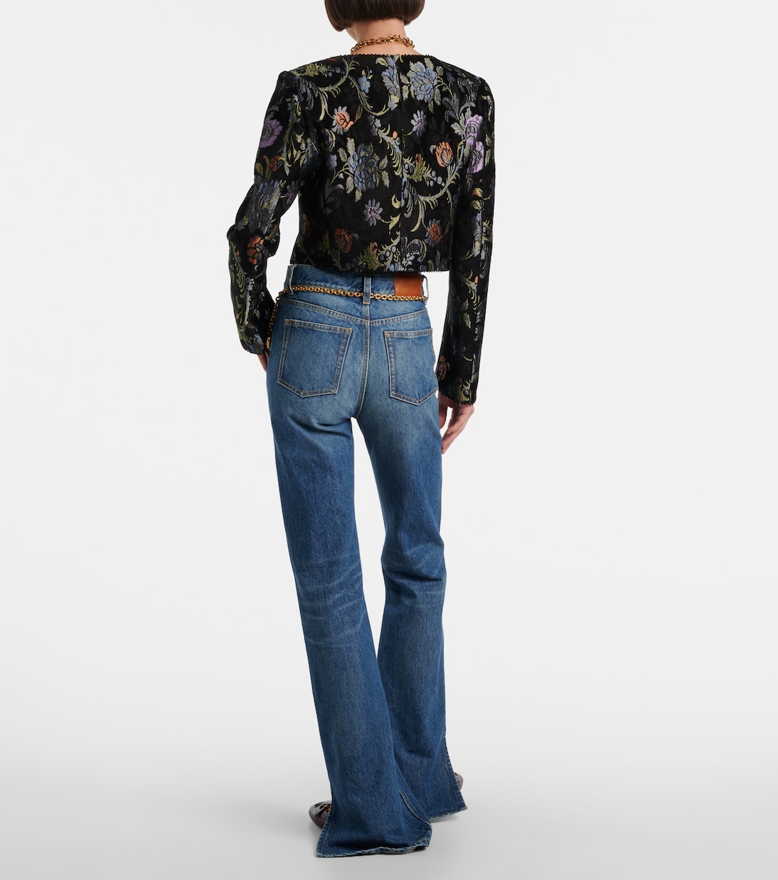 Cropped embroidered jacket | Chloé