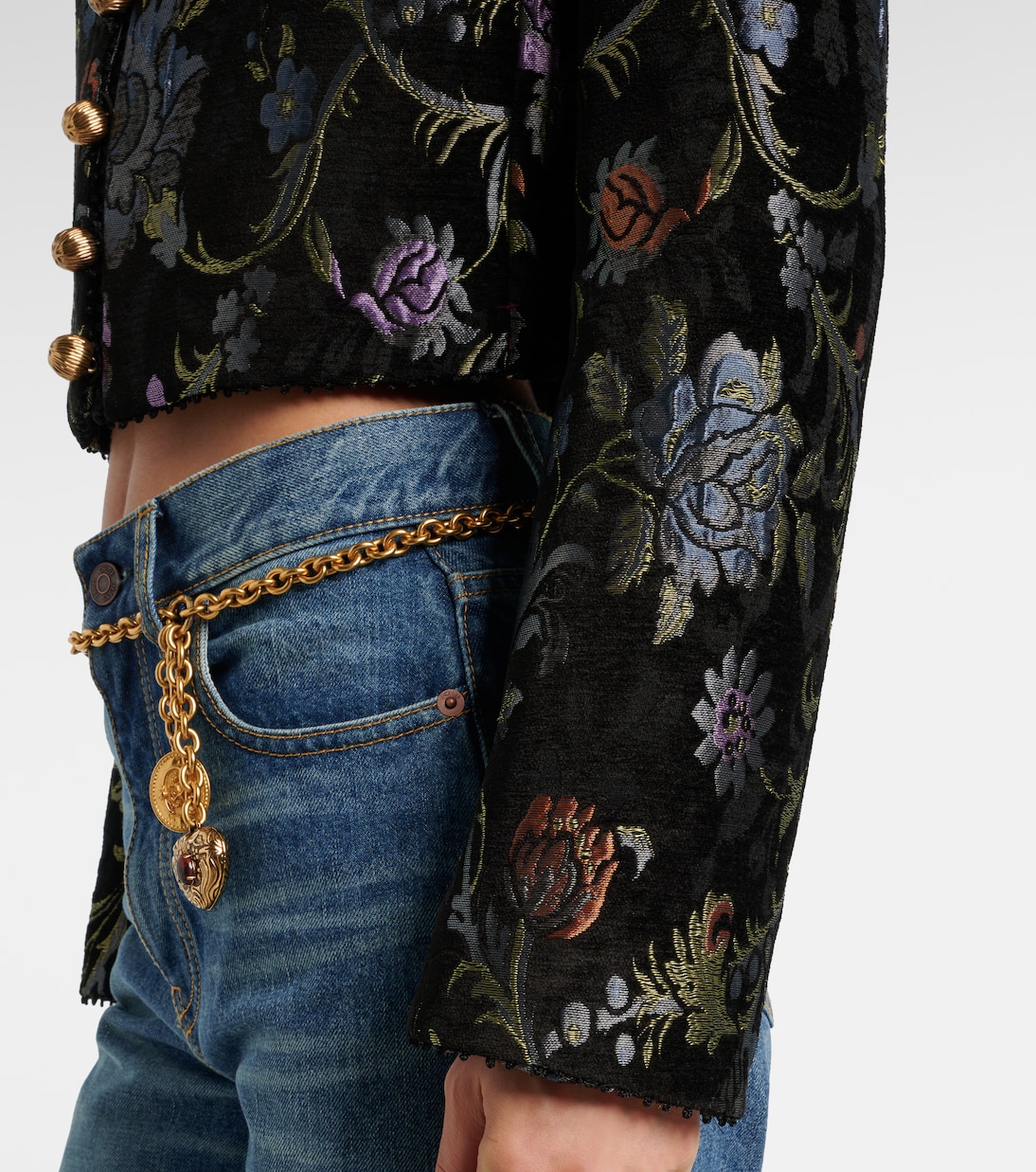 Cropped embroidered jacket | Chloé