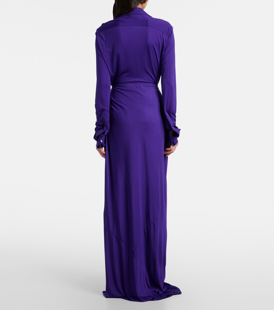 تنورة طويلة بثنيات | Dries Van Noten