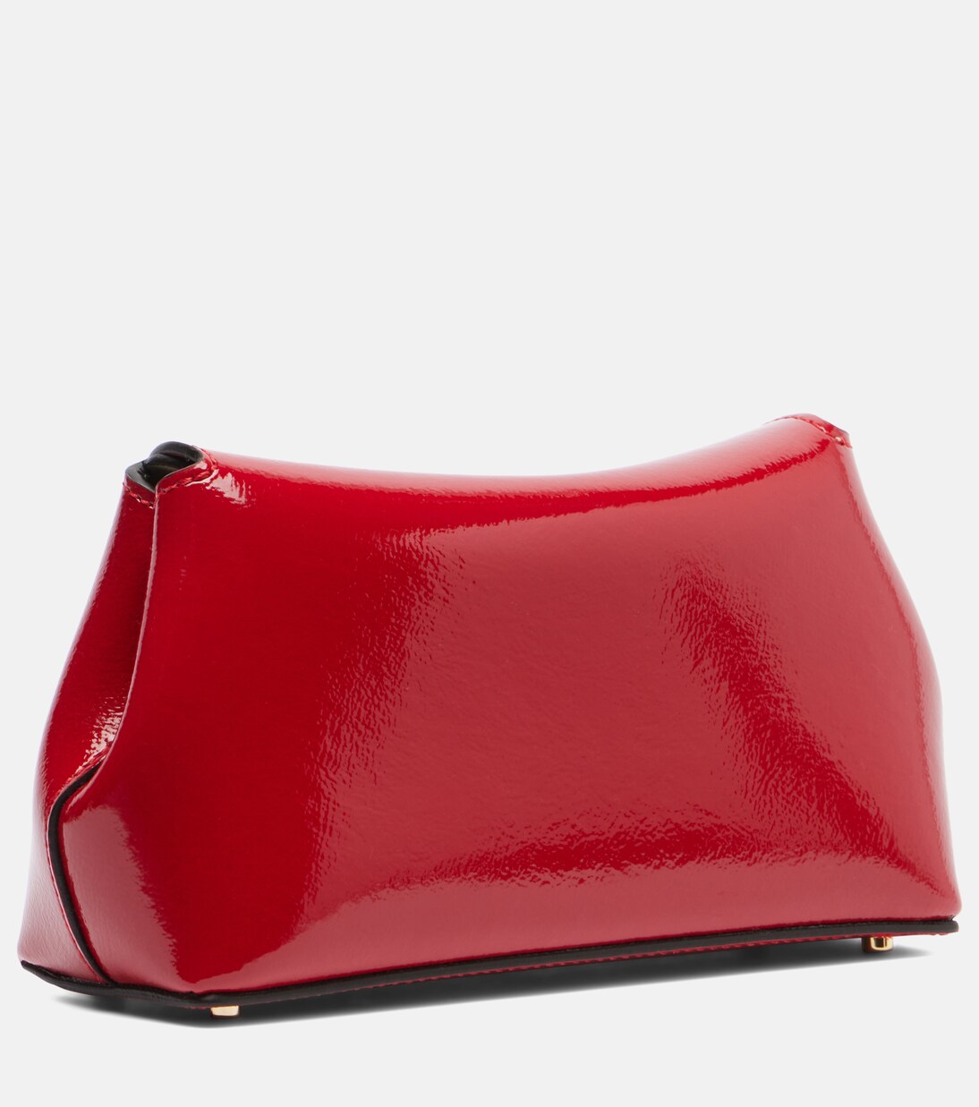 T-Lock Mini patent leather clutch | Toteme