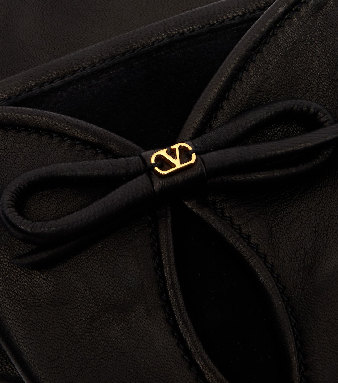 VLogo cutout leather gloves  | Valentino Garavani
