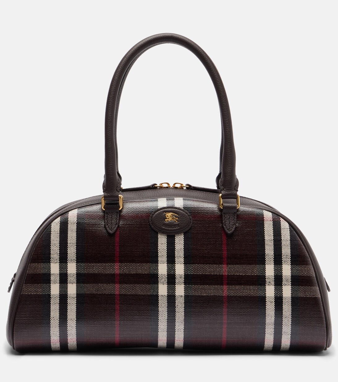 Highlands coated jacquard tote bag | Burberry