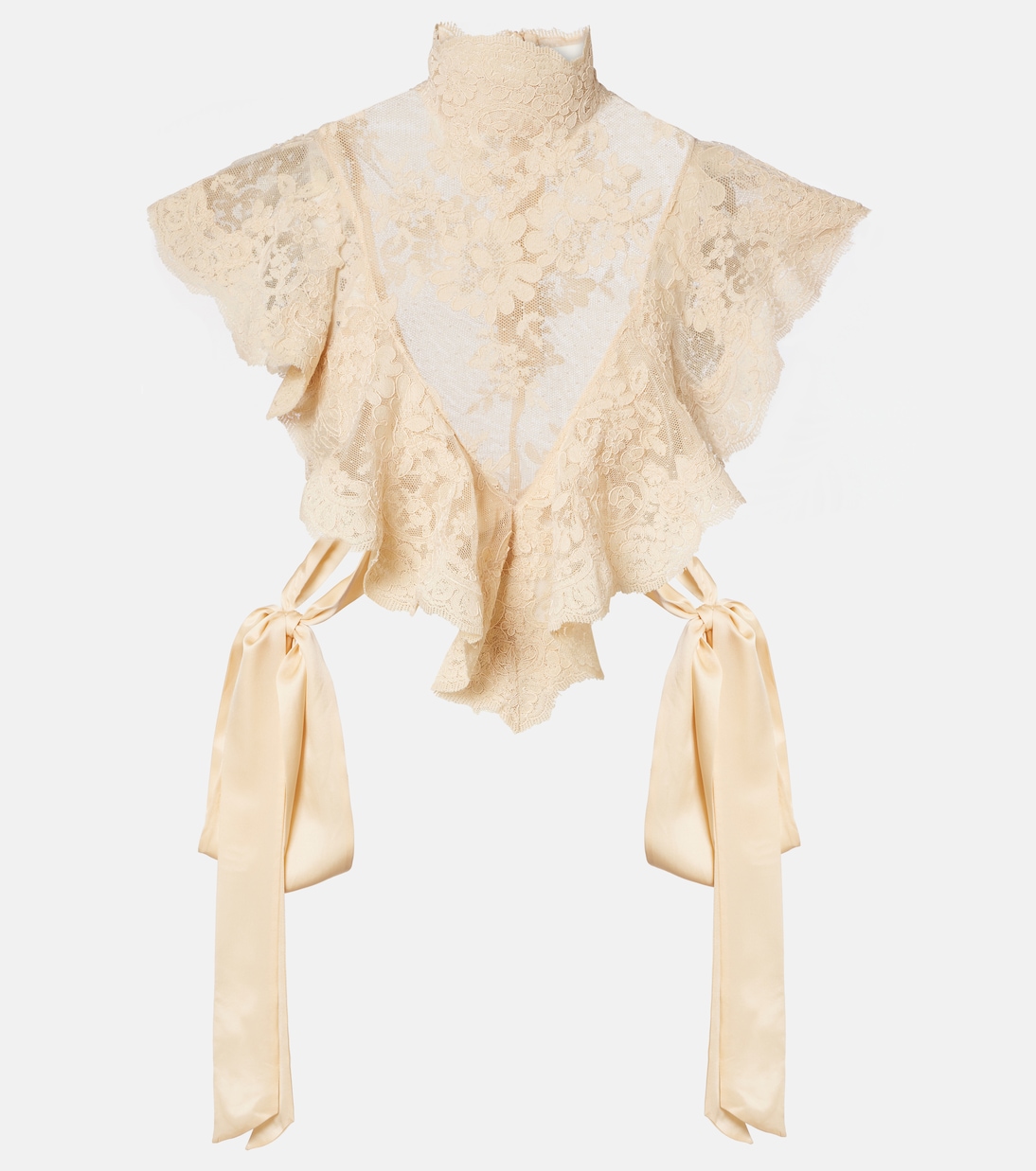 Hypnotic ruffled lace top | Zimmermann