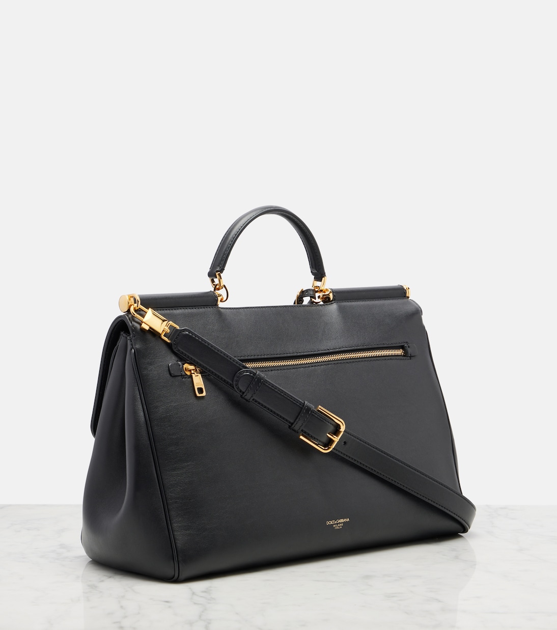 My Sicily Large leather top-handle bag | Dolce&Gabbana