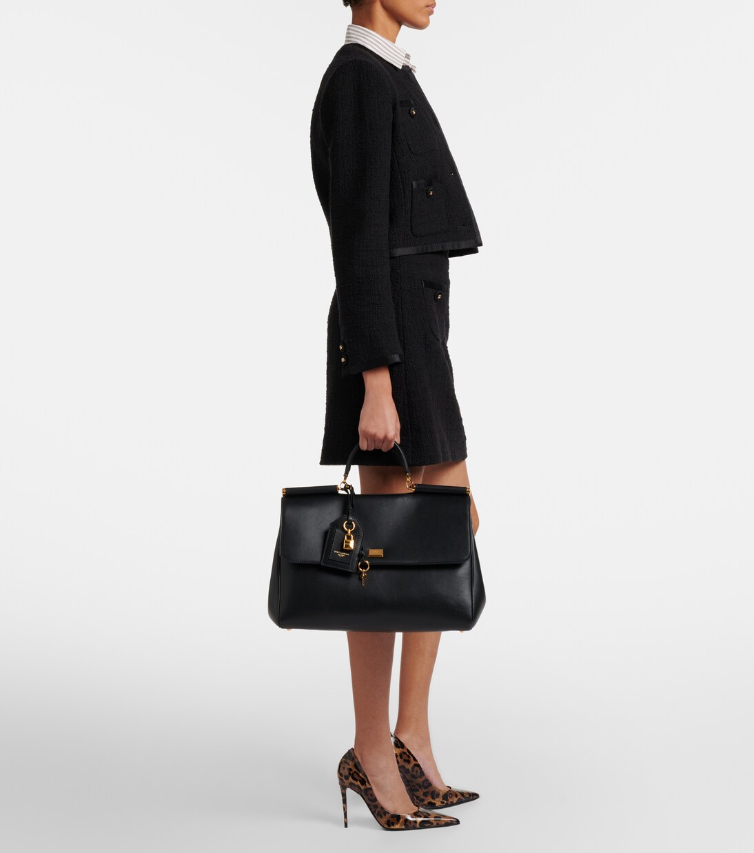 My Sicily Large leather top-handle bag | Dolce&Gabbana