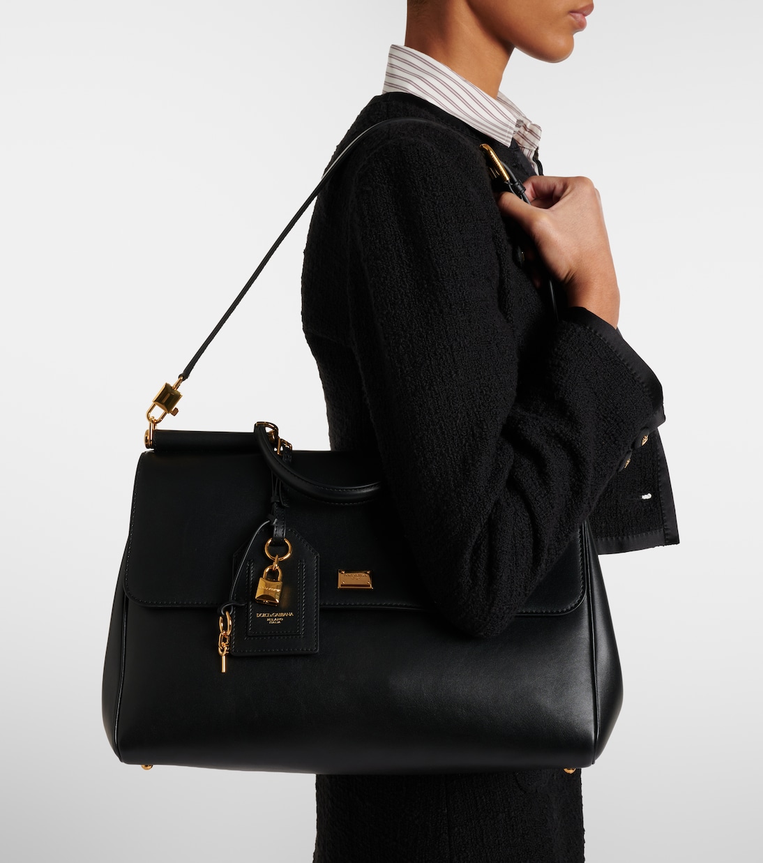 My Sicily Large leather top-handle bag | Dolce&Gabbana