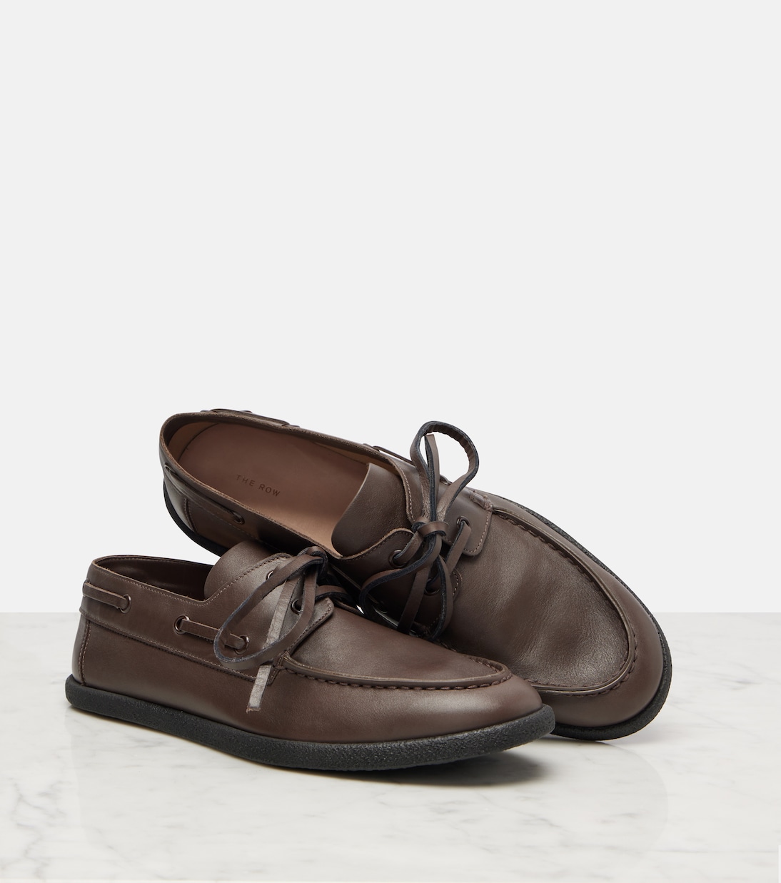 Novus Sailor leather boat shoes | The Row
