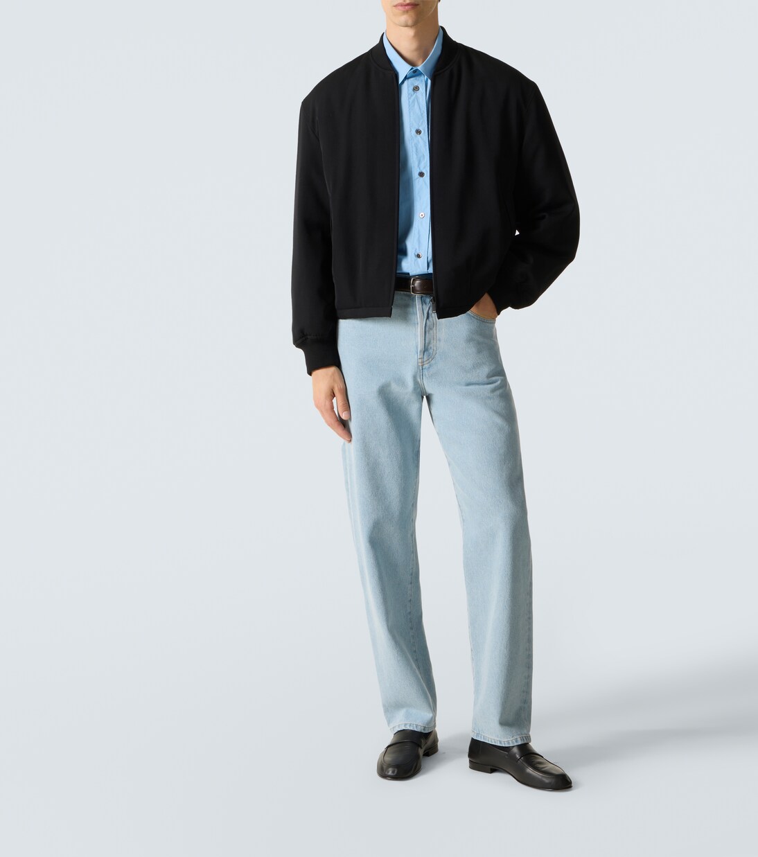 Chaqueta bomber Fenn de lana reversible | The Row