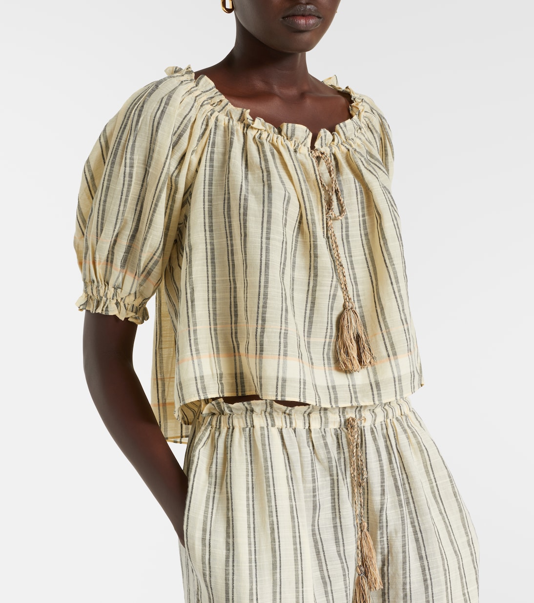 Cropped-Top Paros aus Baumwolle | Ulla Johnson