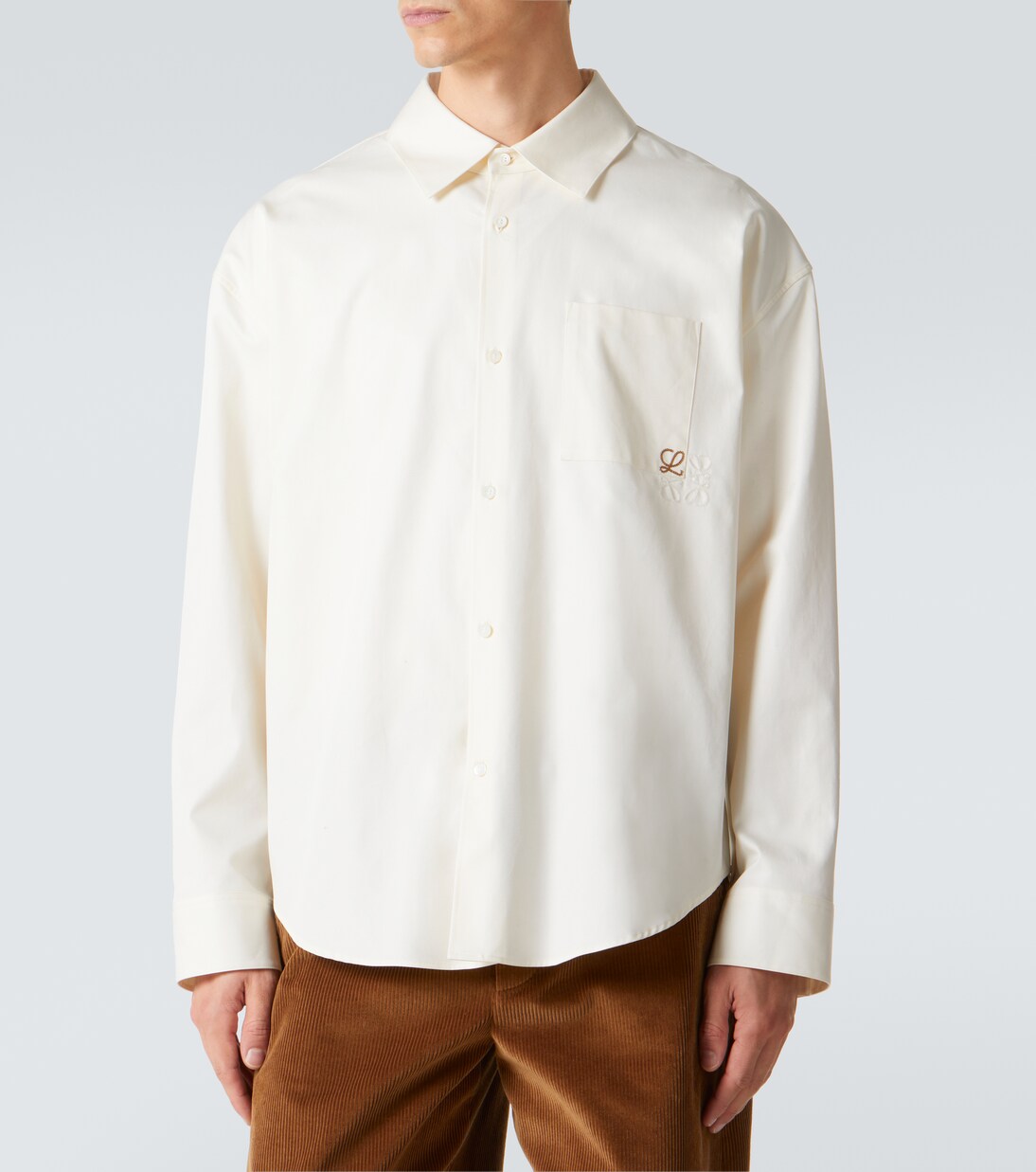 Anagram cotton twill shirt | Loewe
