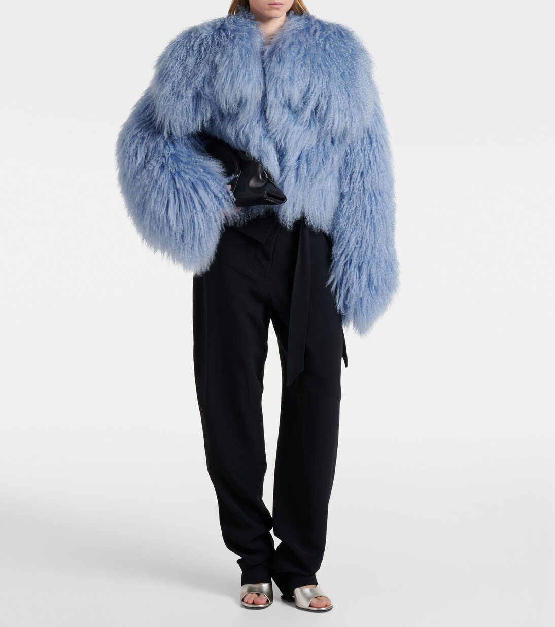 Betta 95 metallic leather mules | The Attico