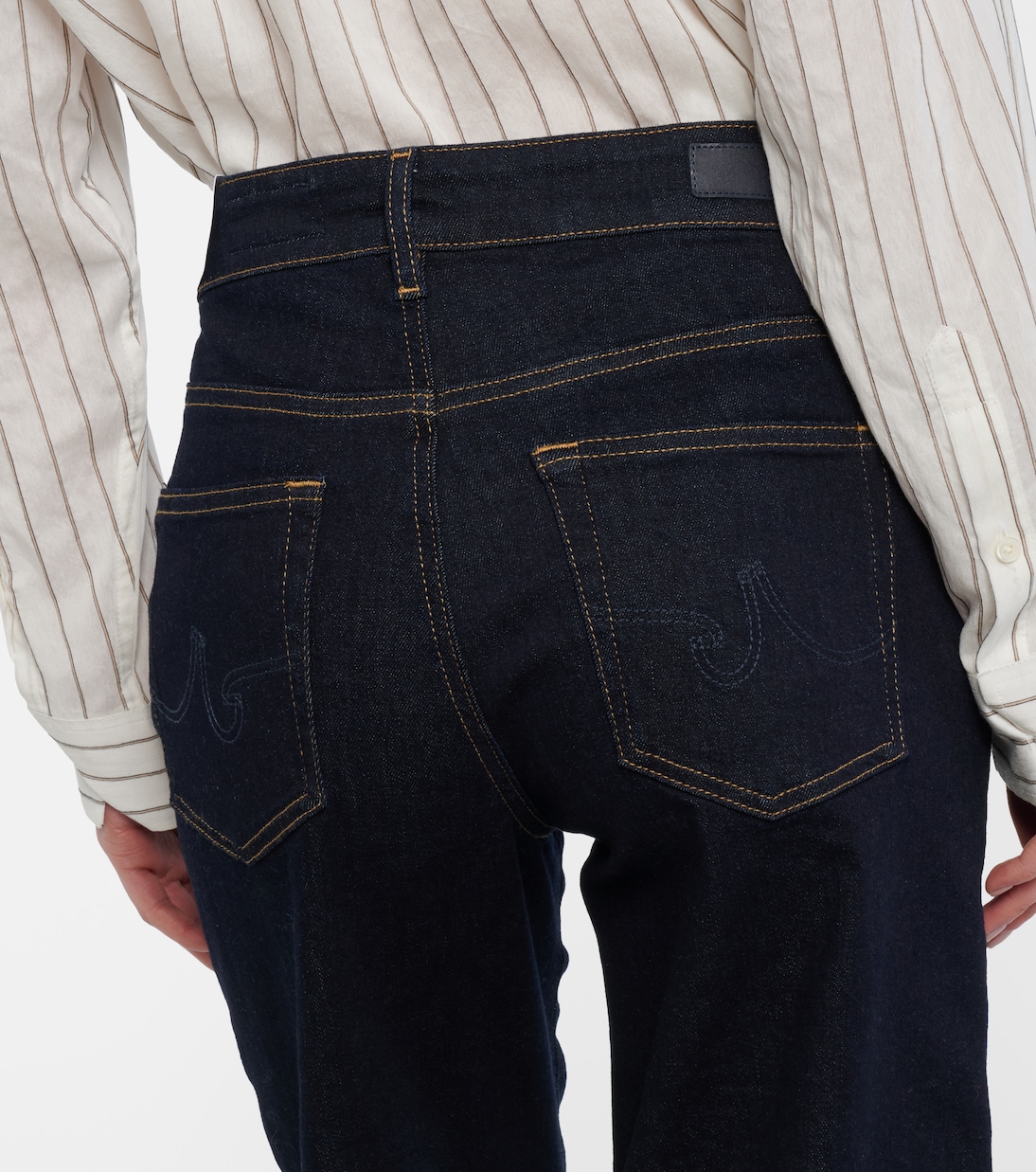 Saige cropped wide-leg jeans | AG Jeans