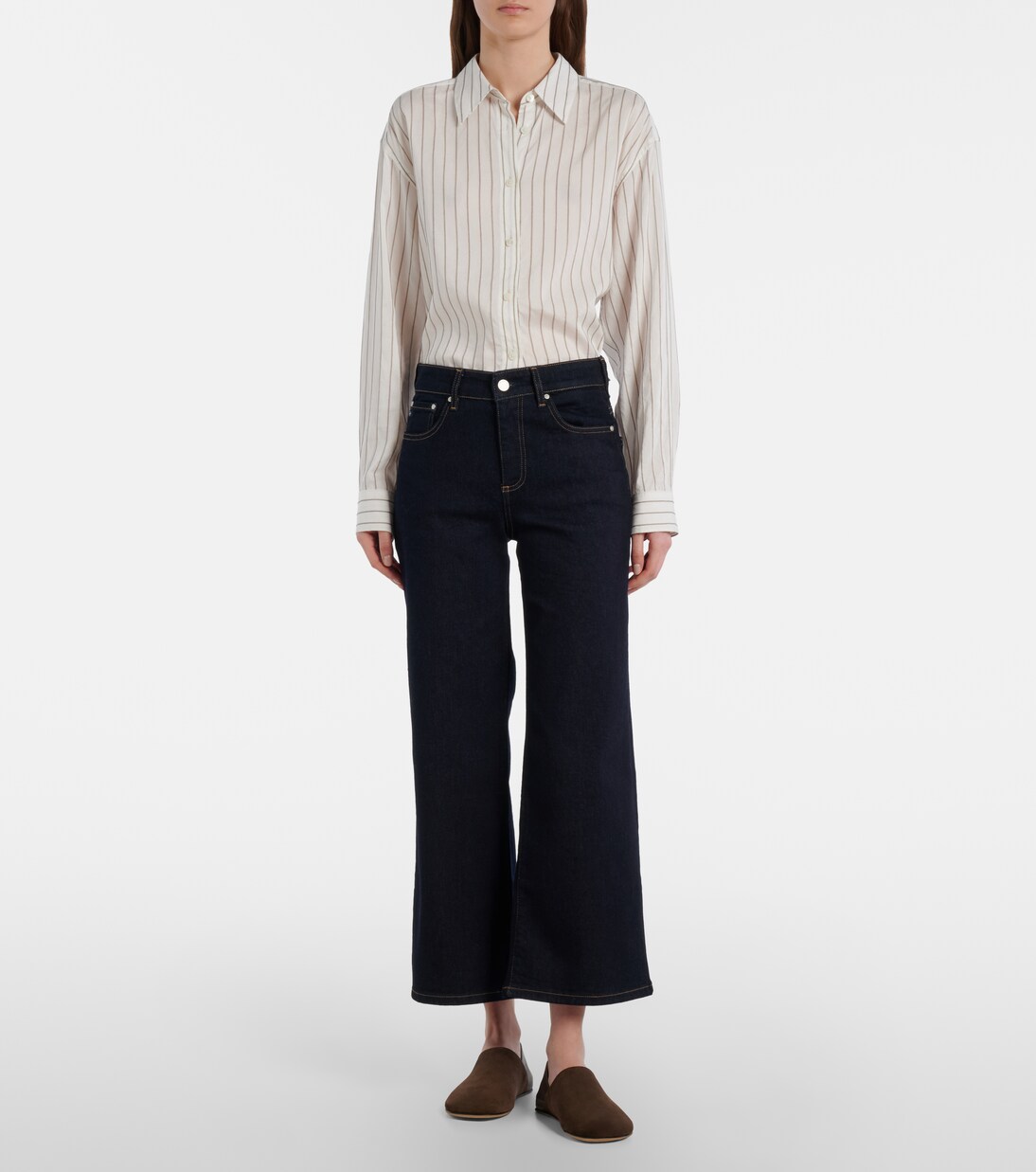 Saige cropped wide-leg jeans | AG Jeans