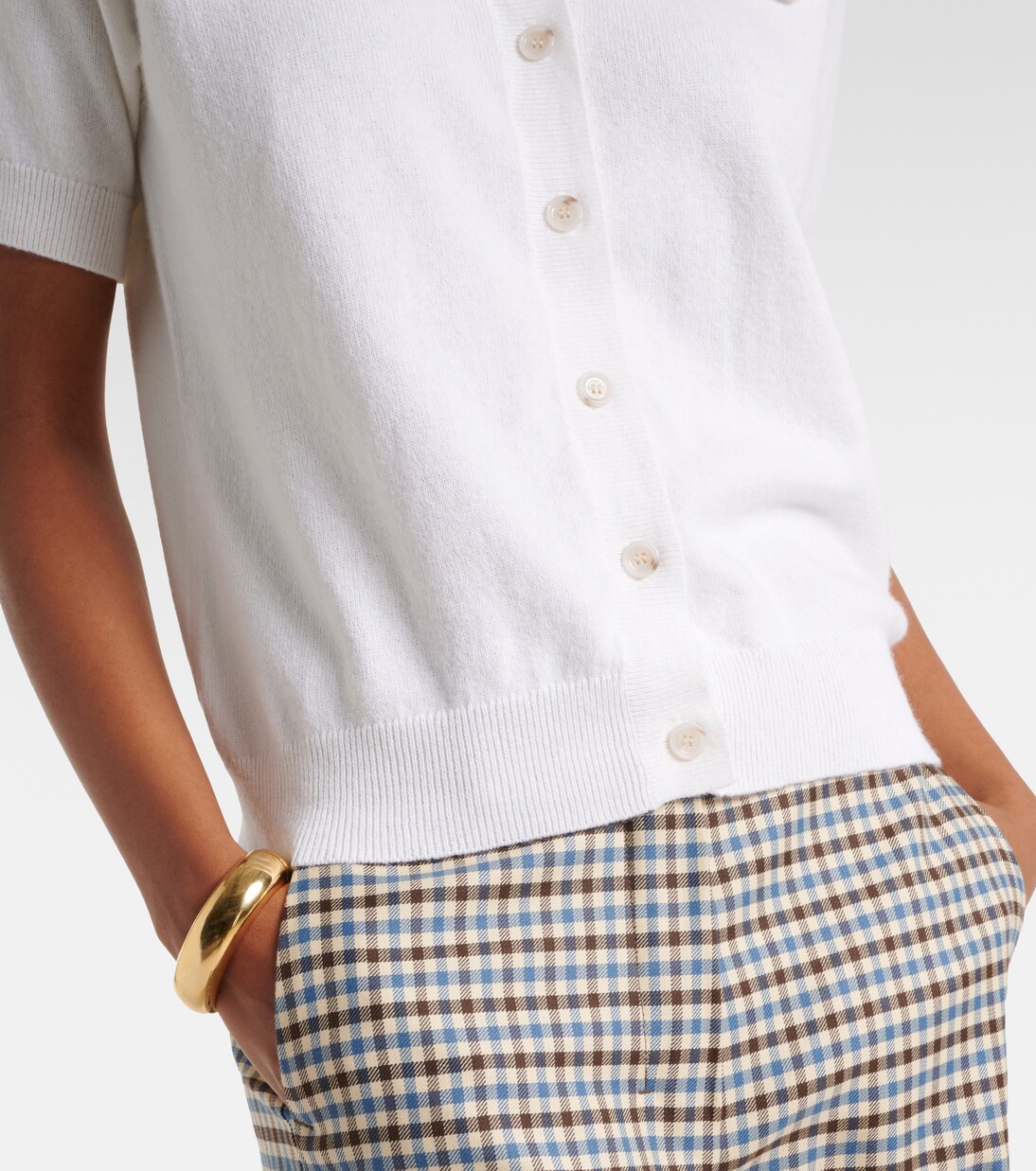 Cotton and cashmere cardigan | Jardin des Orangers