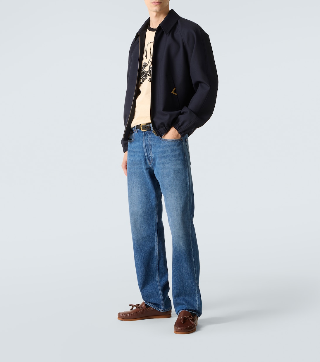 Mid-rise straight jeans | Valentino