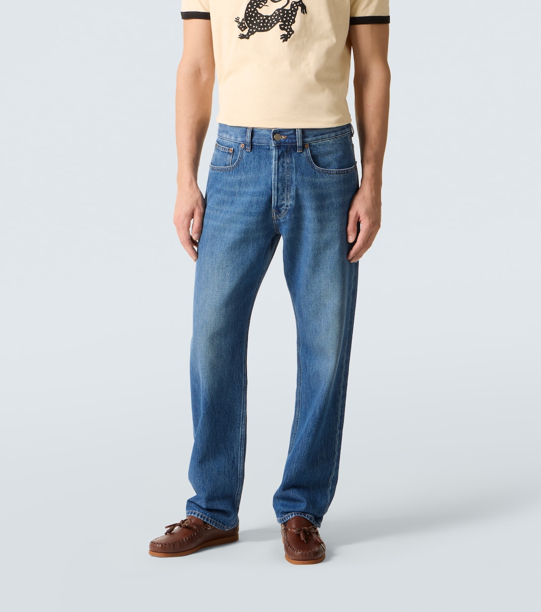 Mid-rise straight jeans | Valentino