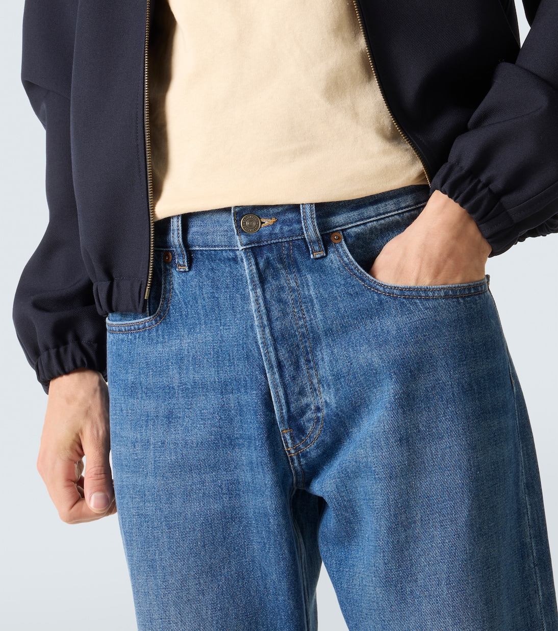 Mid-rise straight jeans | Valentino