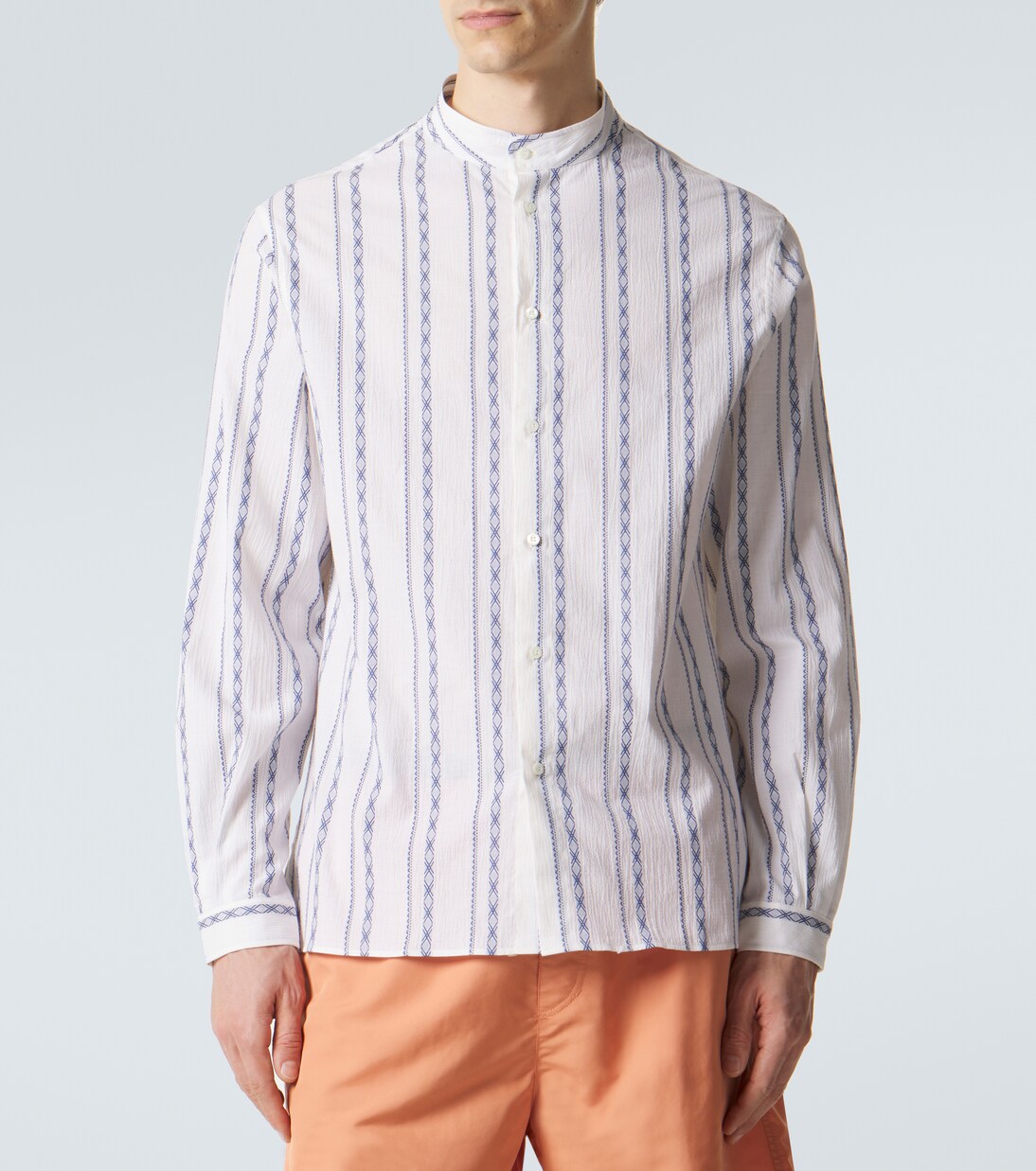 Striped cotton shirt | Brunello Cucinelli