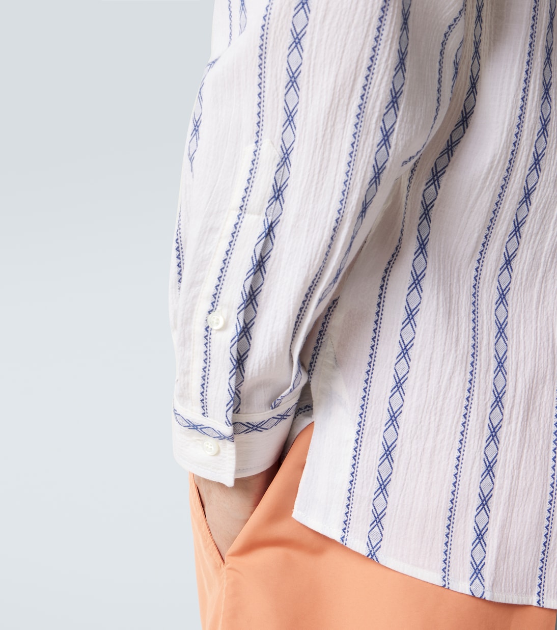Striped cotton shirt | Brunello Cucinelli