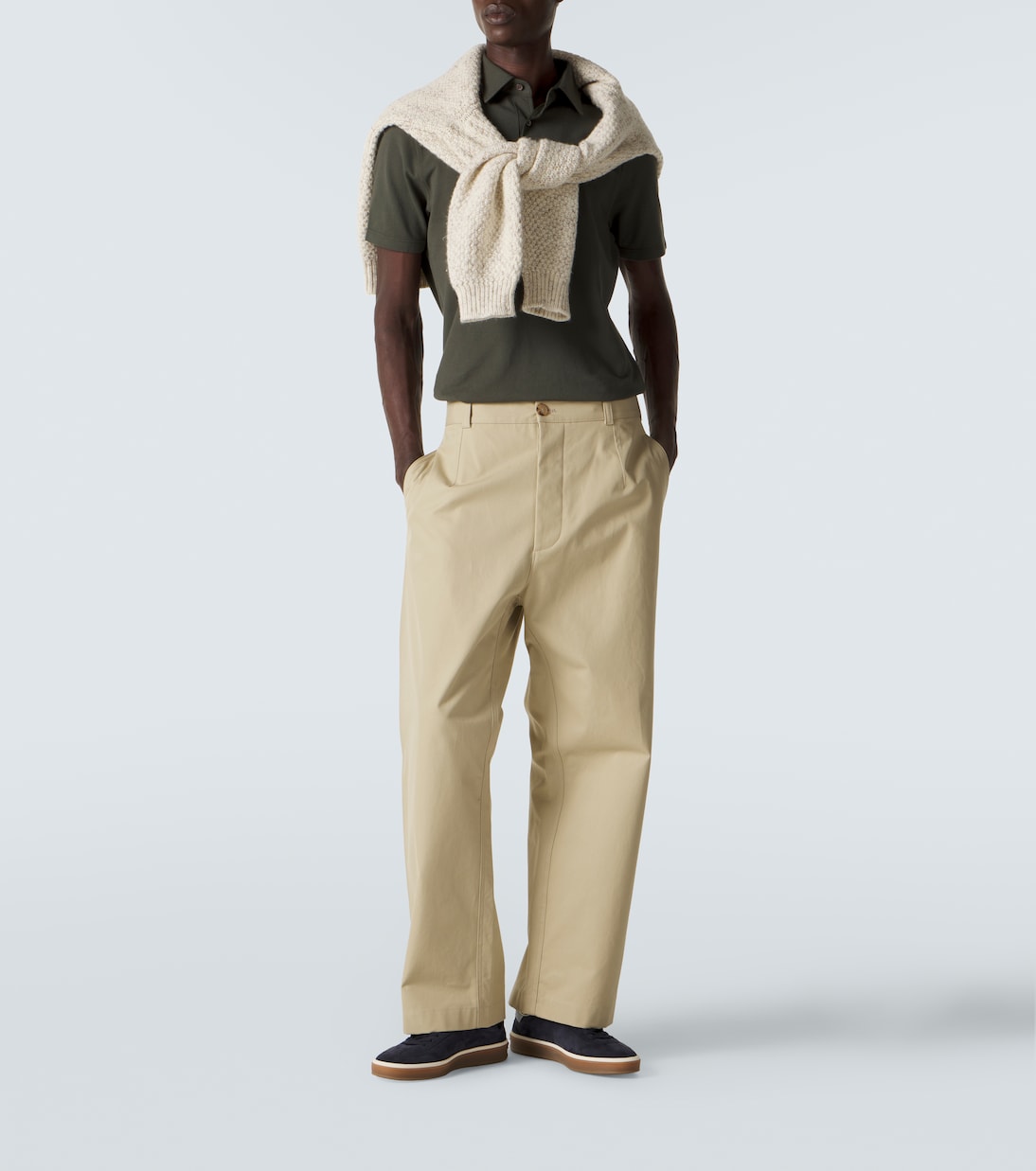 Brenna cotton piqué polo shirt | Loro Piana