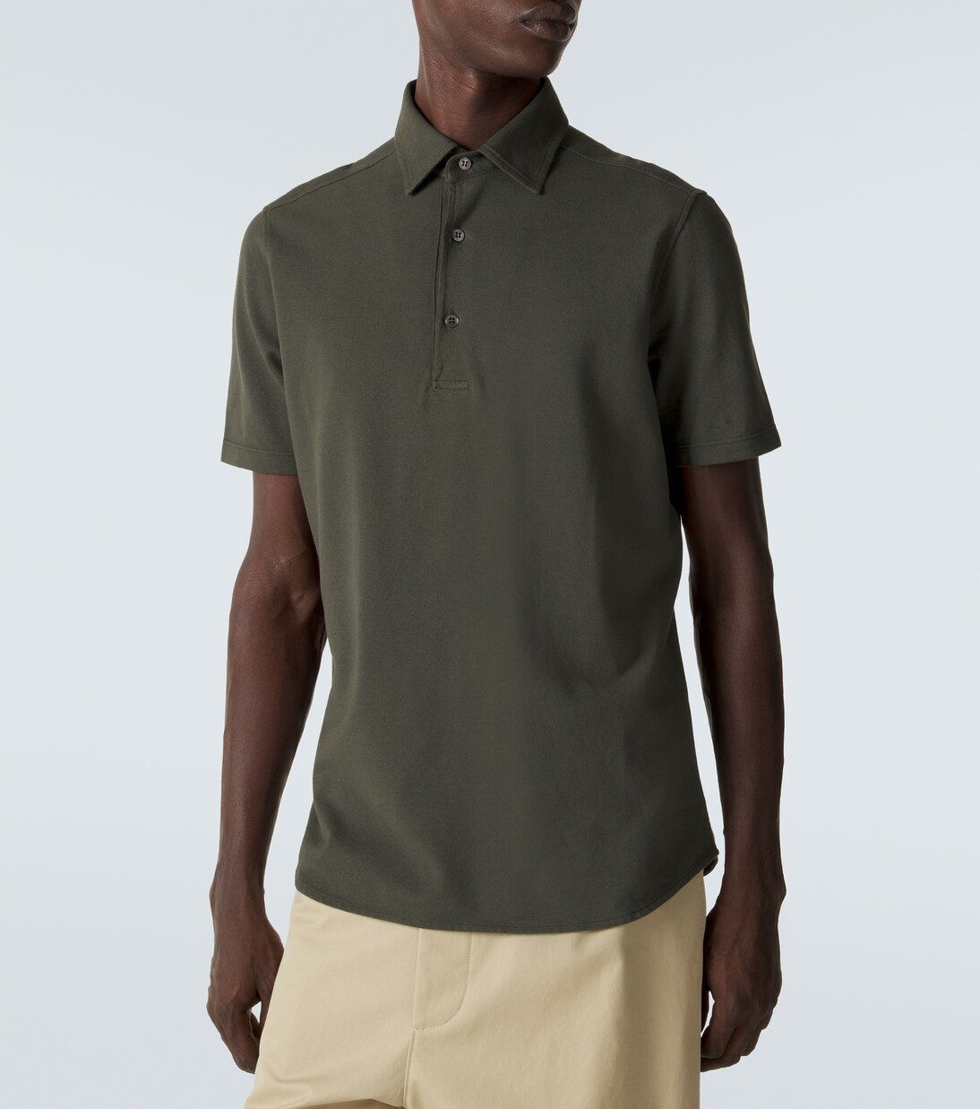 Brenna cotton piqué polo shirt | Loro Piana