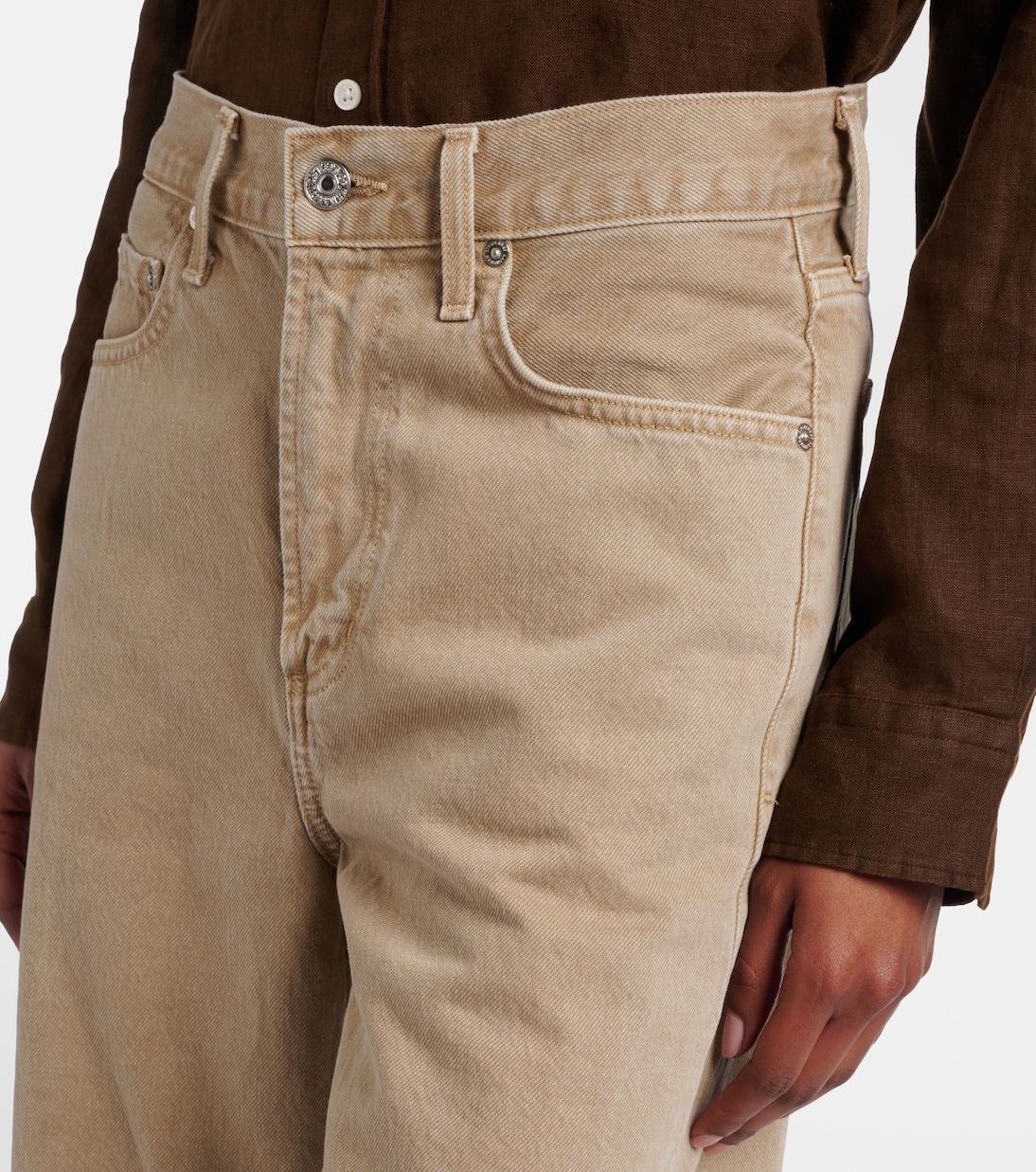 Miro cotton twill barrel-leg pants | Citizens of Humanity