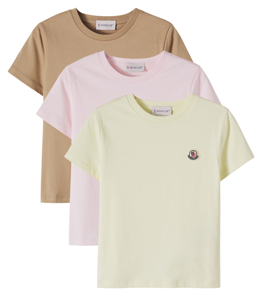 Set of 3 cotton jersey T-shirts | Moncler Enfant
