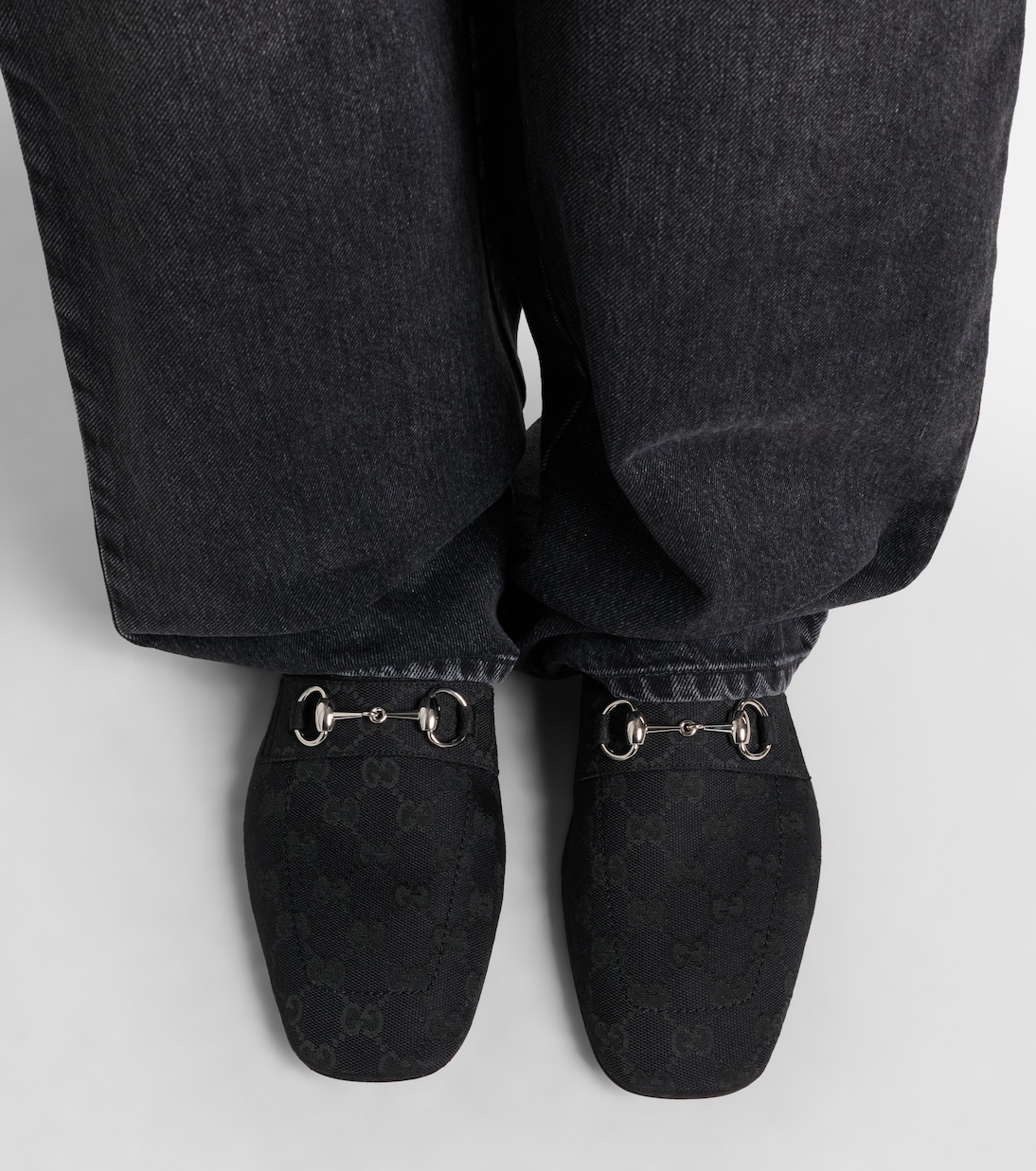Horsebit GG Canvas loafers | Gucci