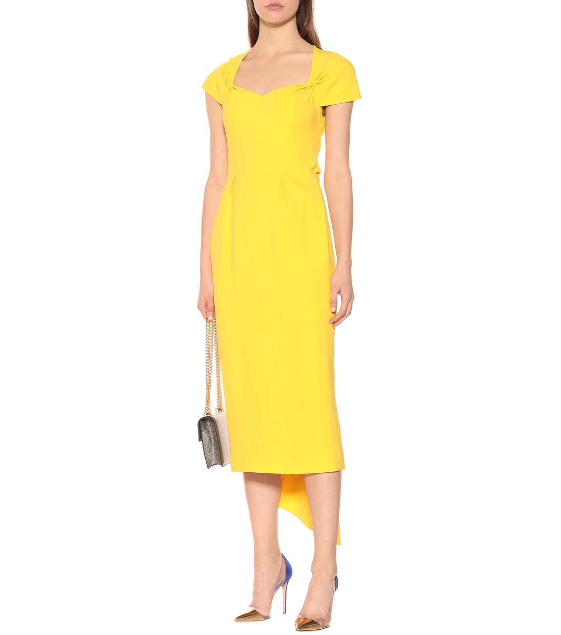Robe midi en crêpe | Stella McCartney