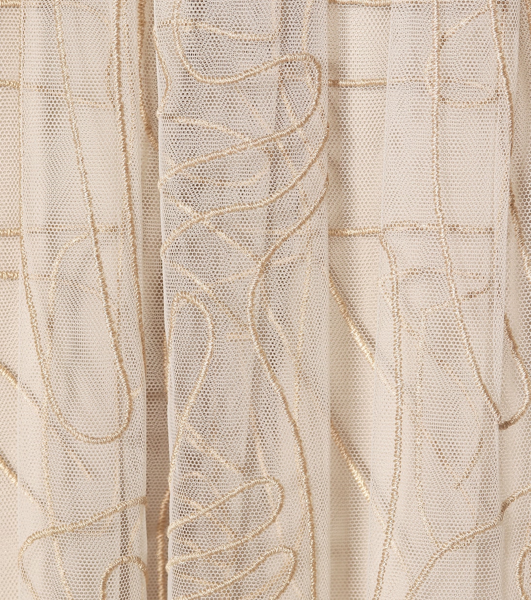 Embroidered tulle maxi skirt | Brunello Cucinelli