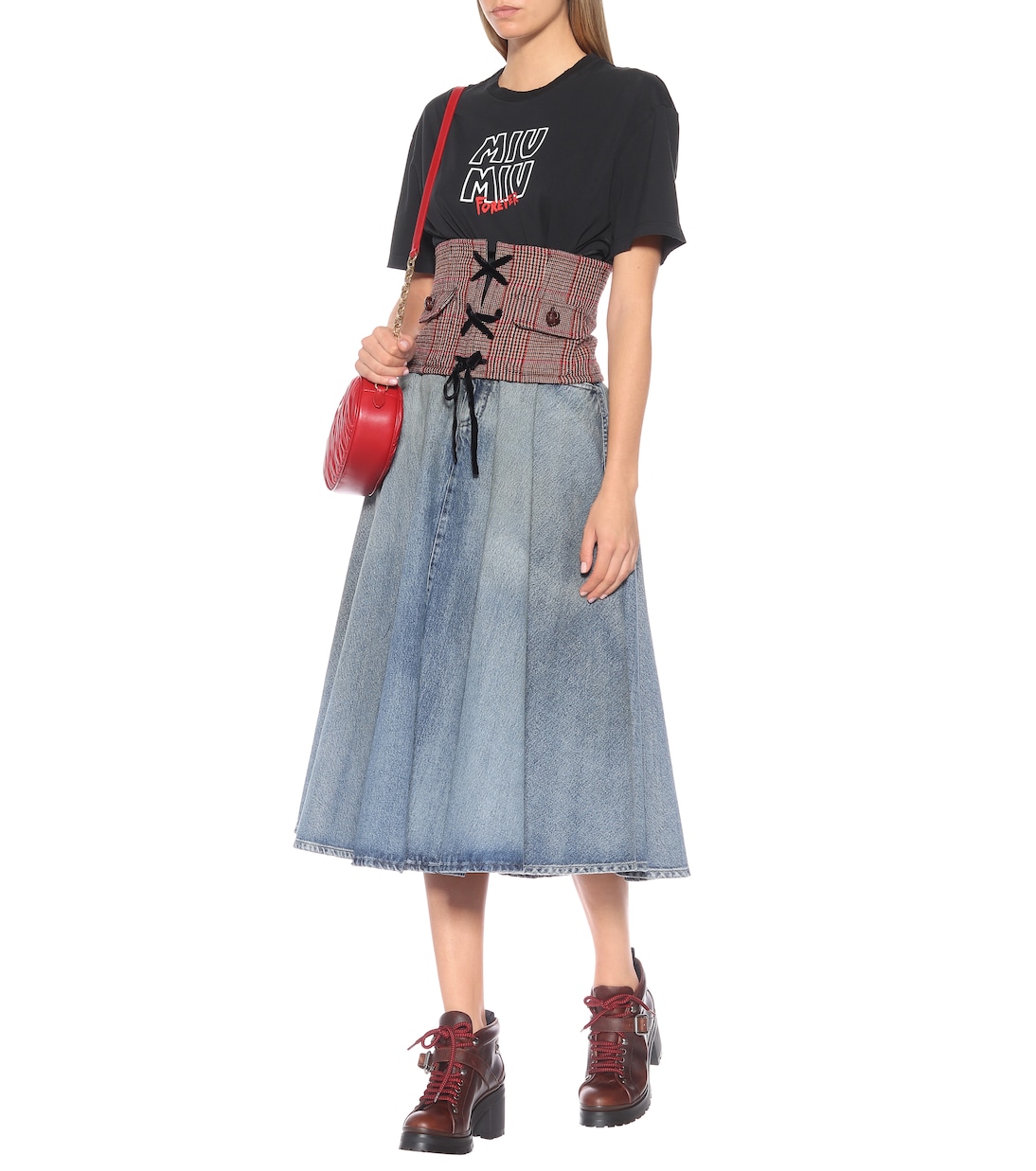 Stivaletti in pelle | Miu Miu
