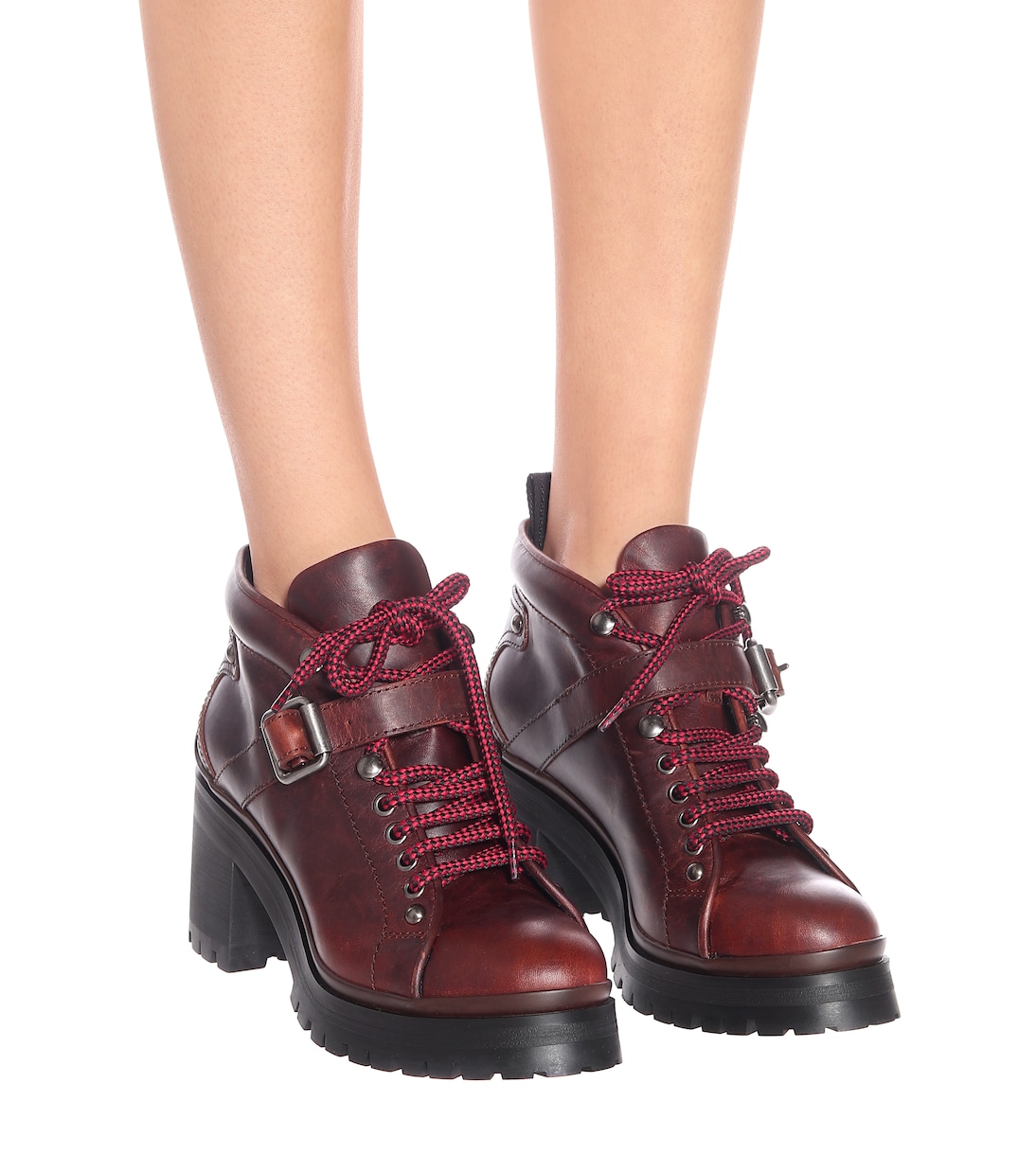 Stivaletti in pelle | Miu Miu