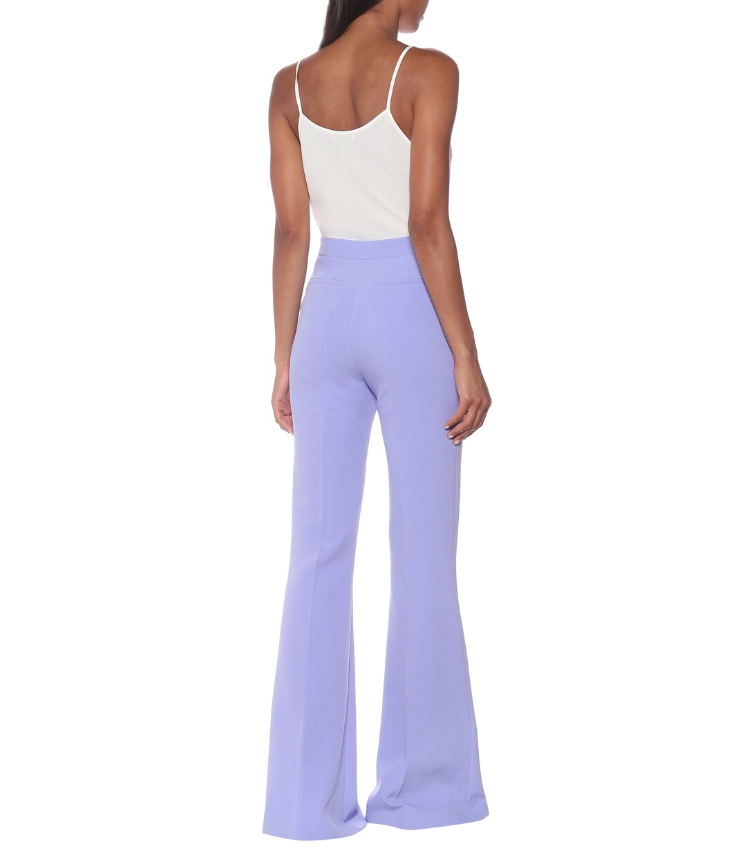 Pantalon évasé Halluana en crêpe | Safiyaa