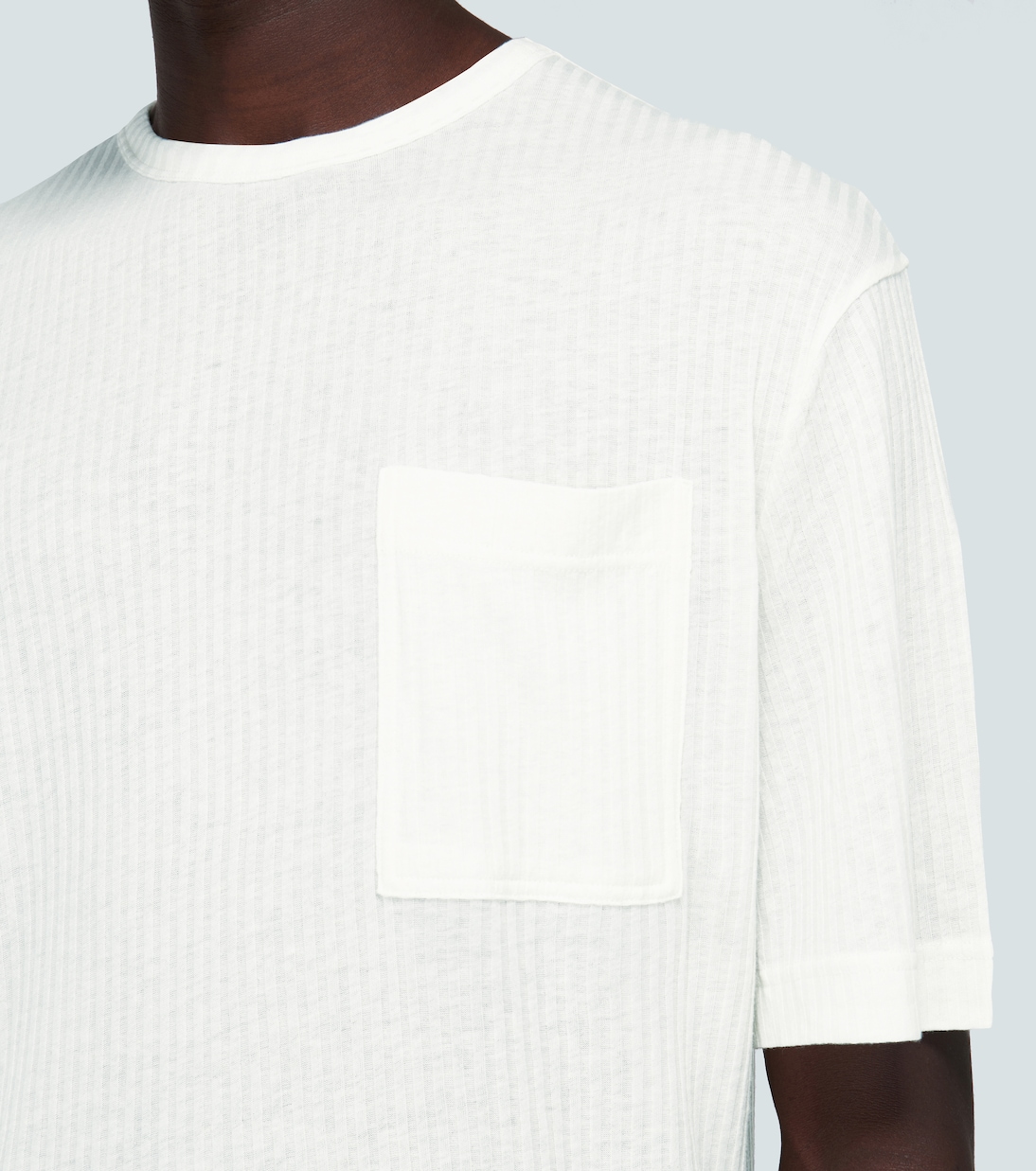 Short-sleeved ribbed T-shirt | King & Tuckfield