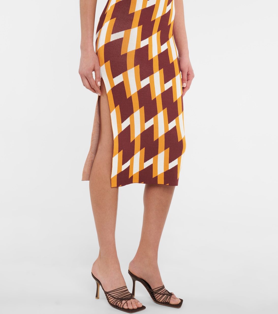 Midirock aus Jacquard | Dodo Bar Or