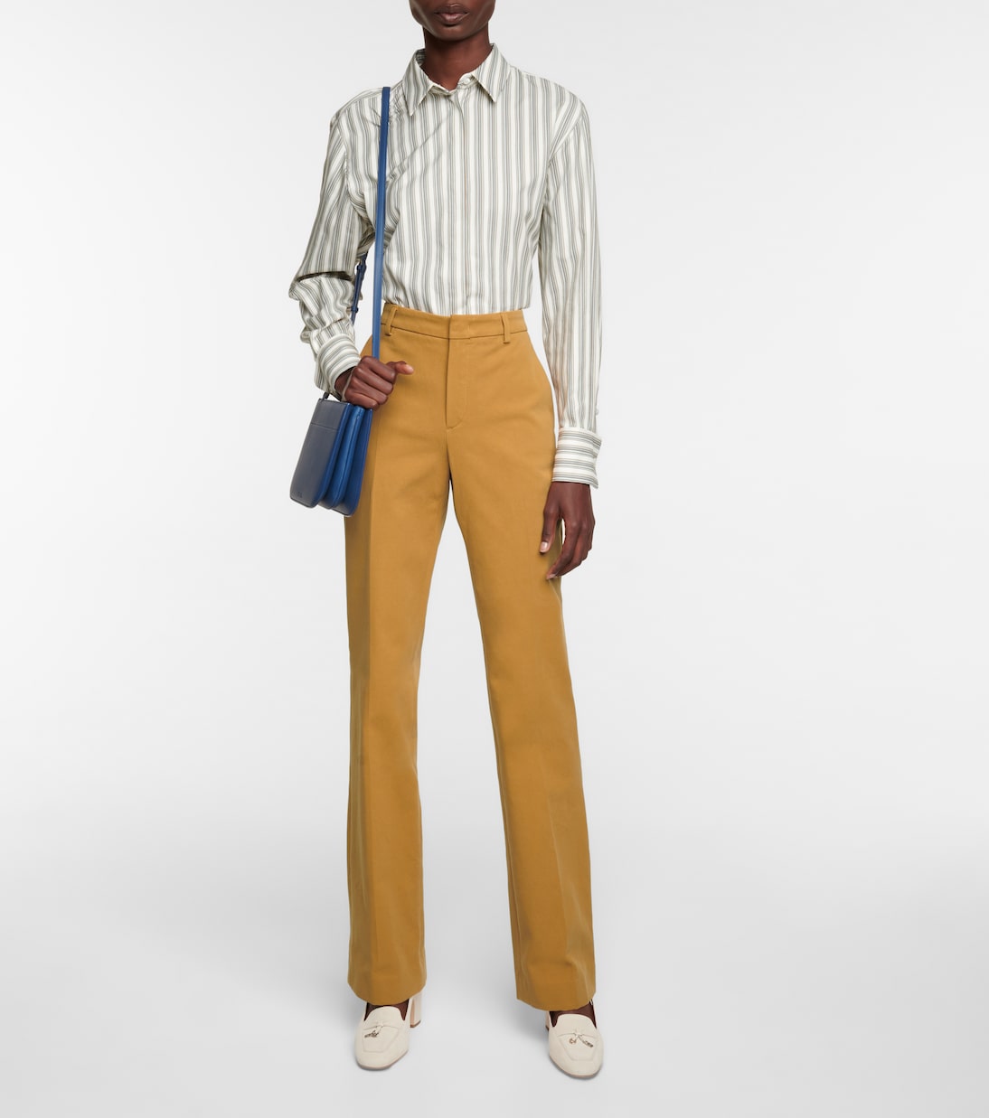 Camicia Desiree in cotone a righe | Loro Piana