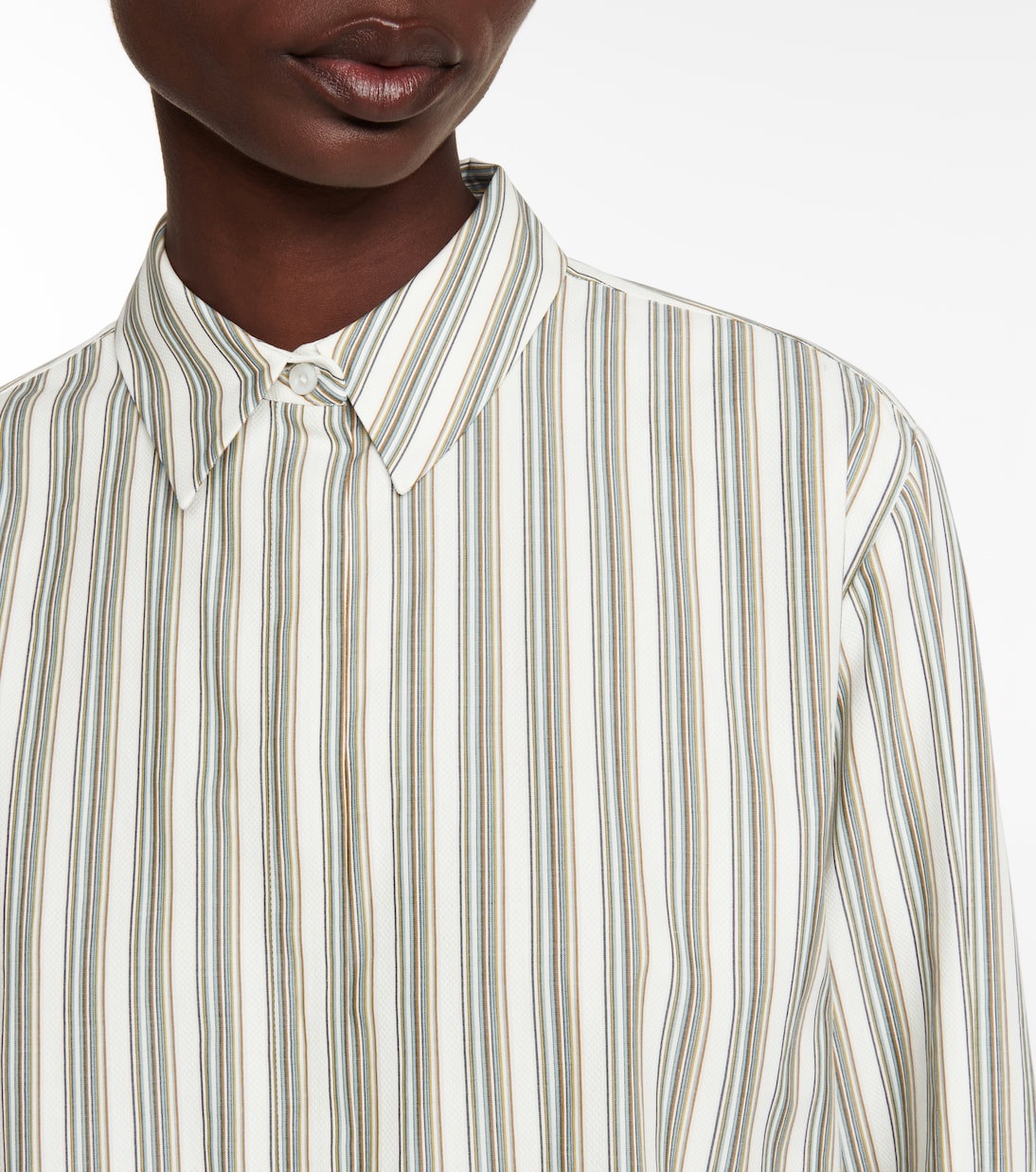 Camicia Desiree in cotone a righe | Loro Piana