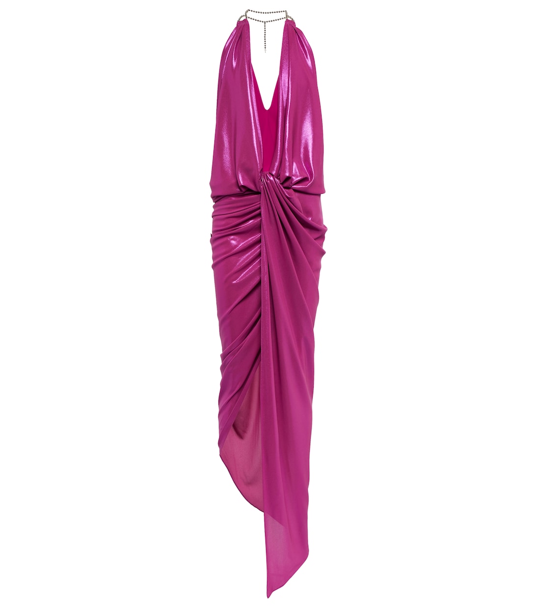 Maxikleid aus Lamé | The Attico