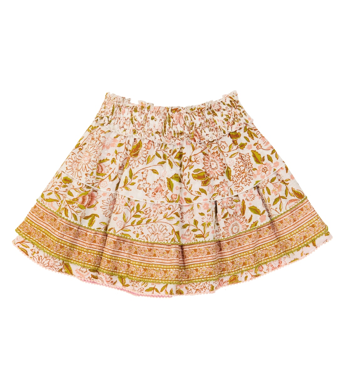Minigonna Ariel in cotone con stampa | Poupette St Barth Kids
