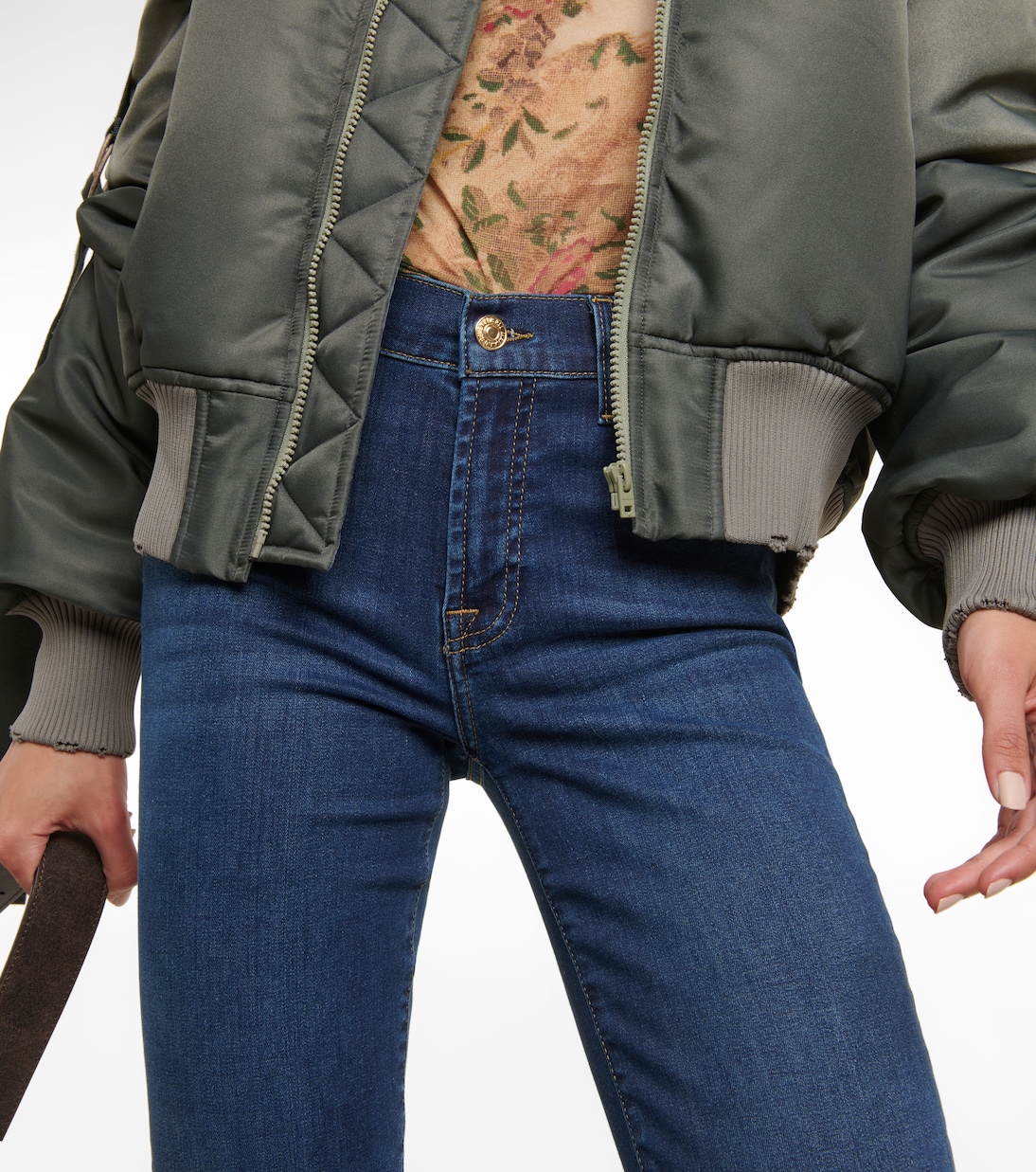 Roxanne B(AIR) mid-rise skinny jeans | 7 For All Mankind