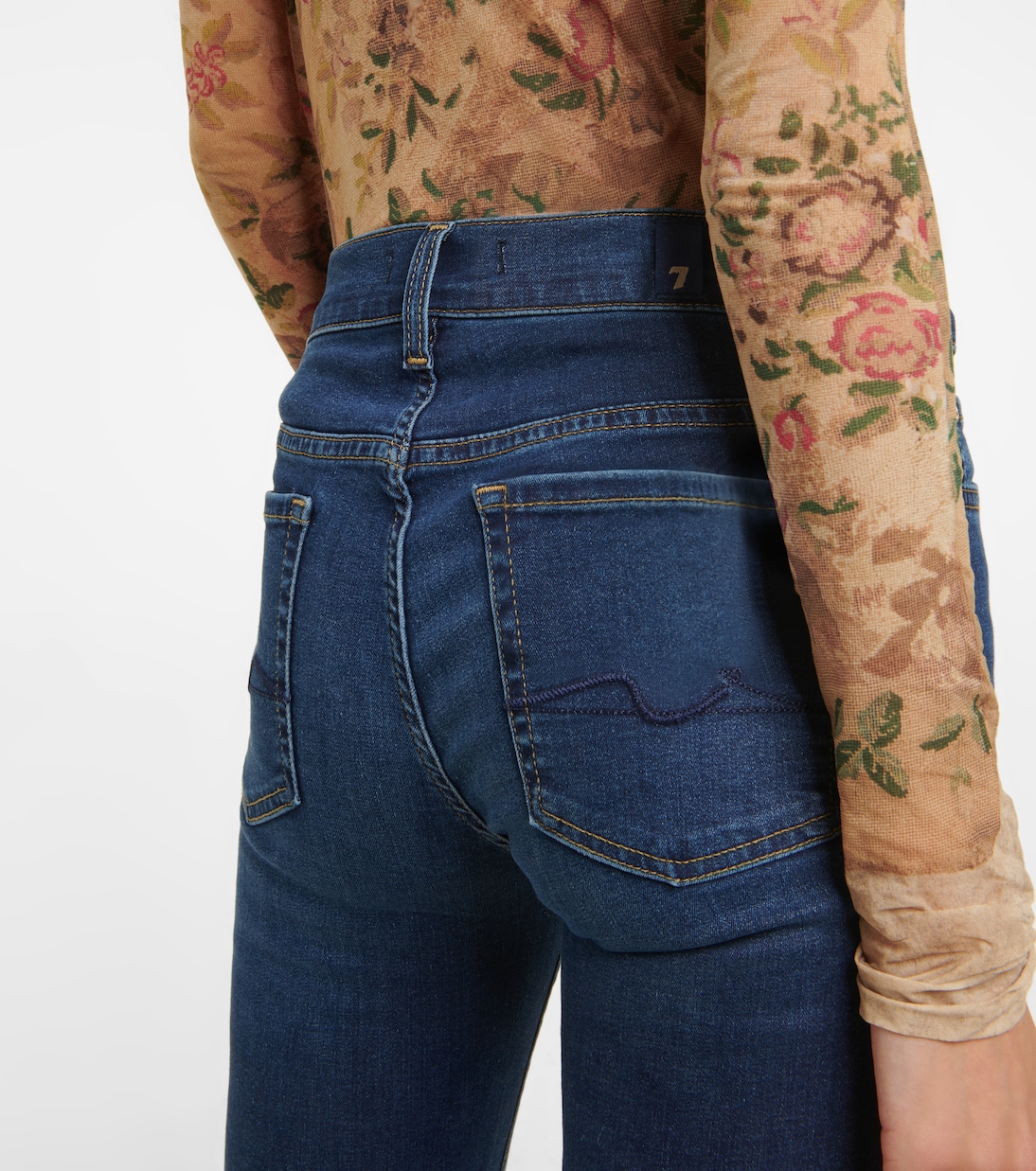 Roxanne B(AIR) mid-rise skinny jeans | 7 For All Mankind