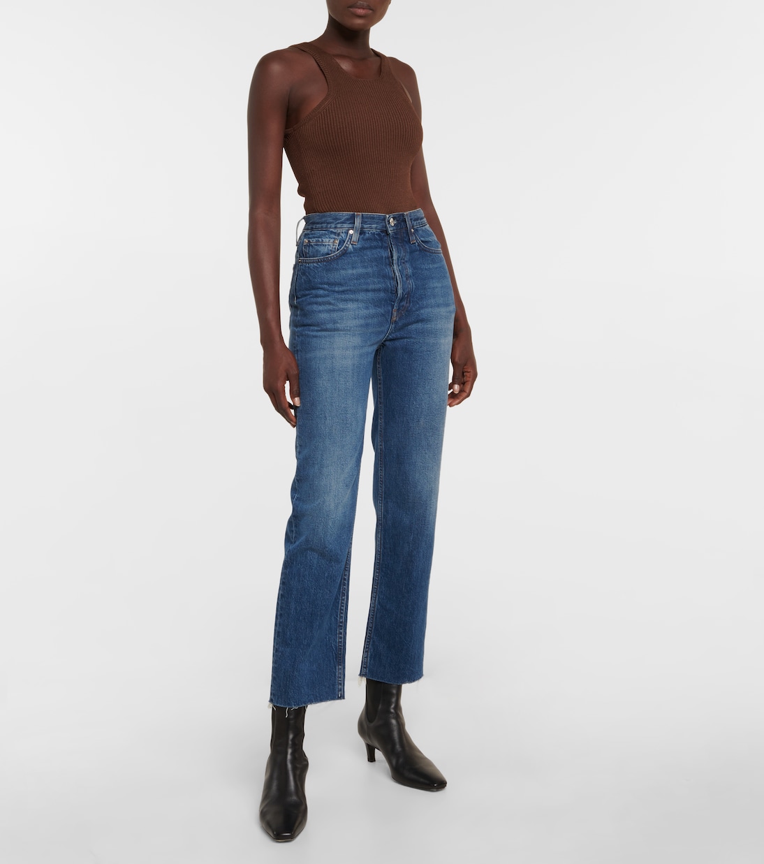 Ribbed-knit tank top | Toteme