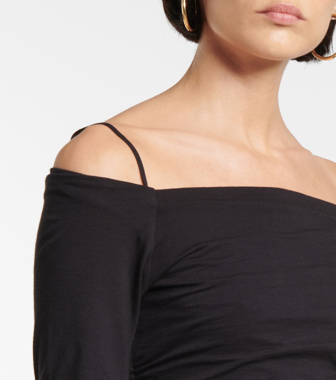 Trixy cotton-blend minidress | Velvet