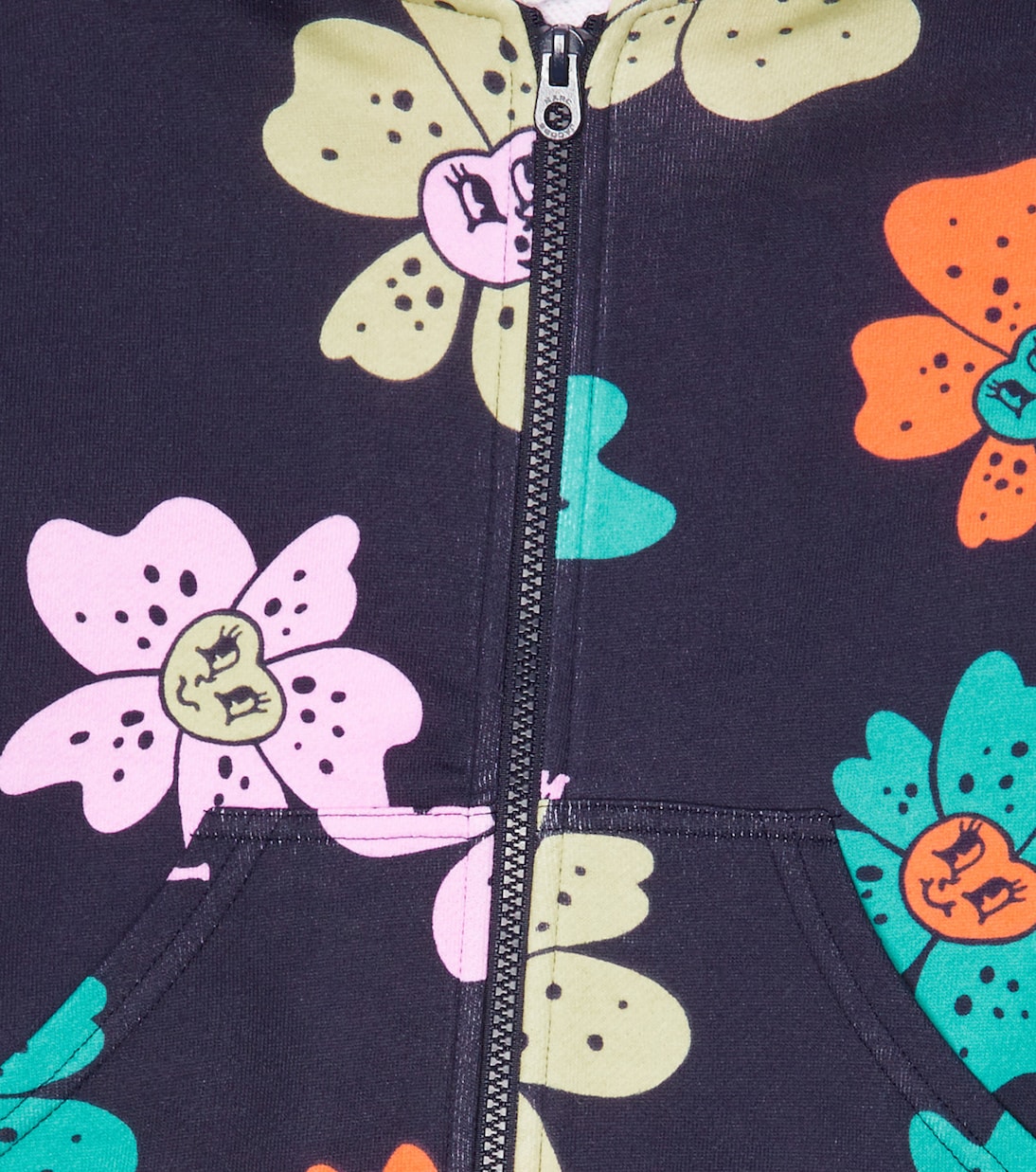 Bedruckter Kapuzenjacke aus Baumwolle | Marc Jacobs Kids