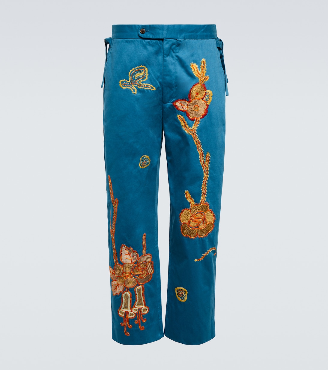 Pantalones Bell Flower de algodón | Bode