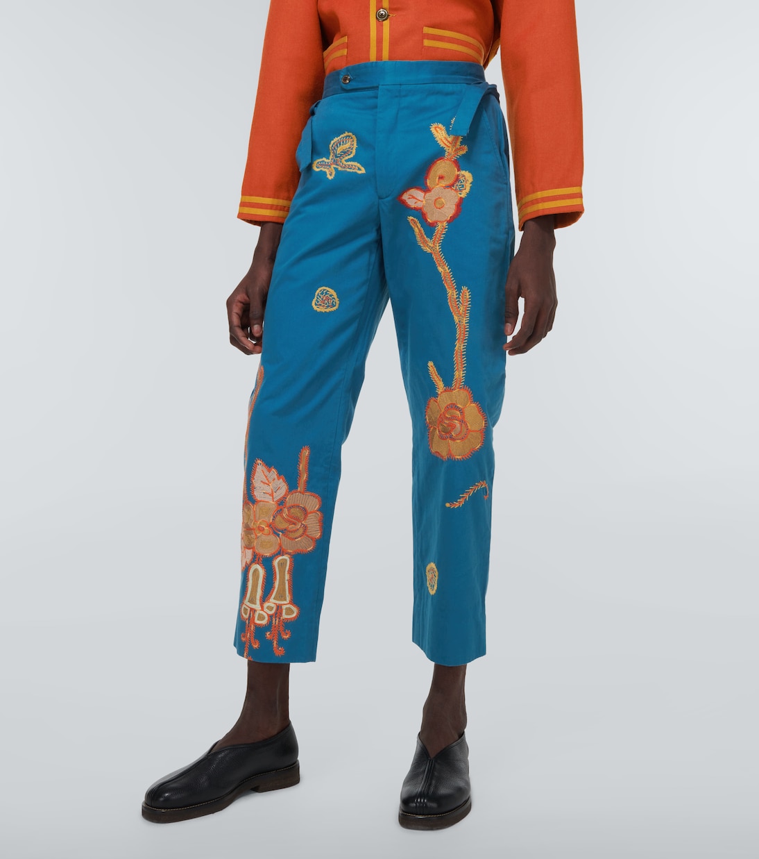 Pantalones Bell Flower de algodón | Bode