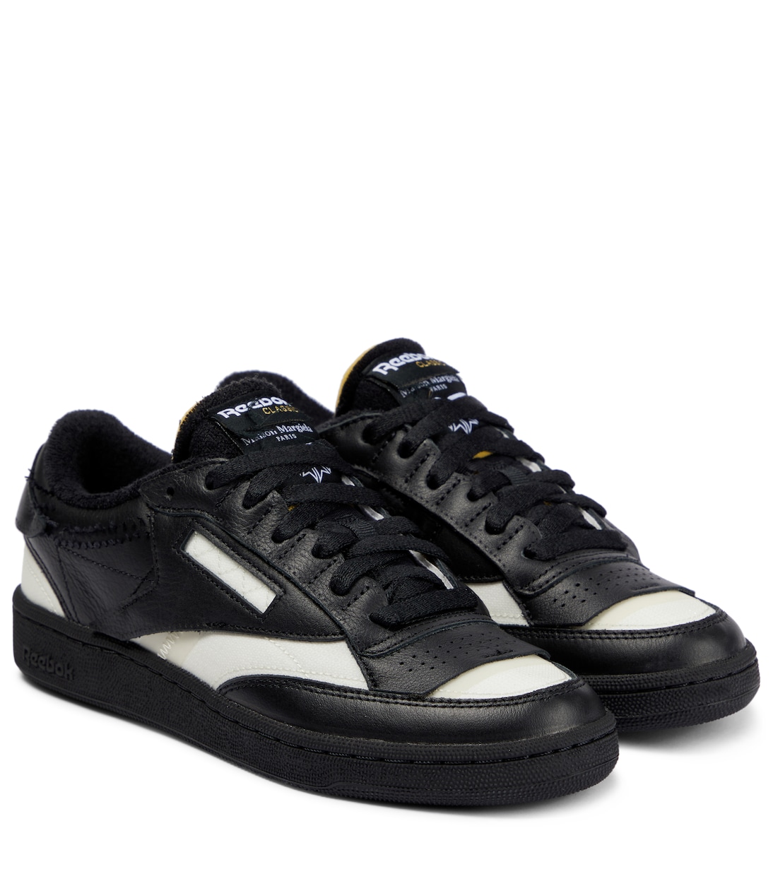x Reebok Club C Memory Of leather sneakers | Maison Margiela